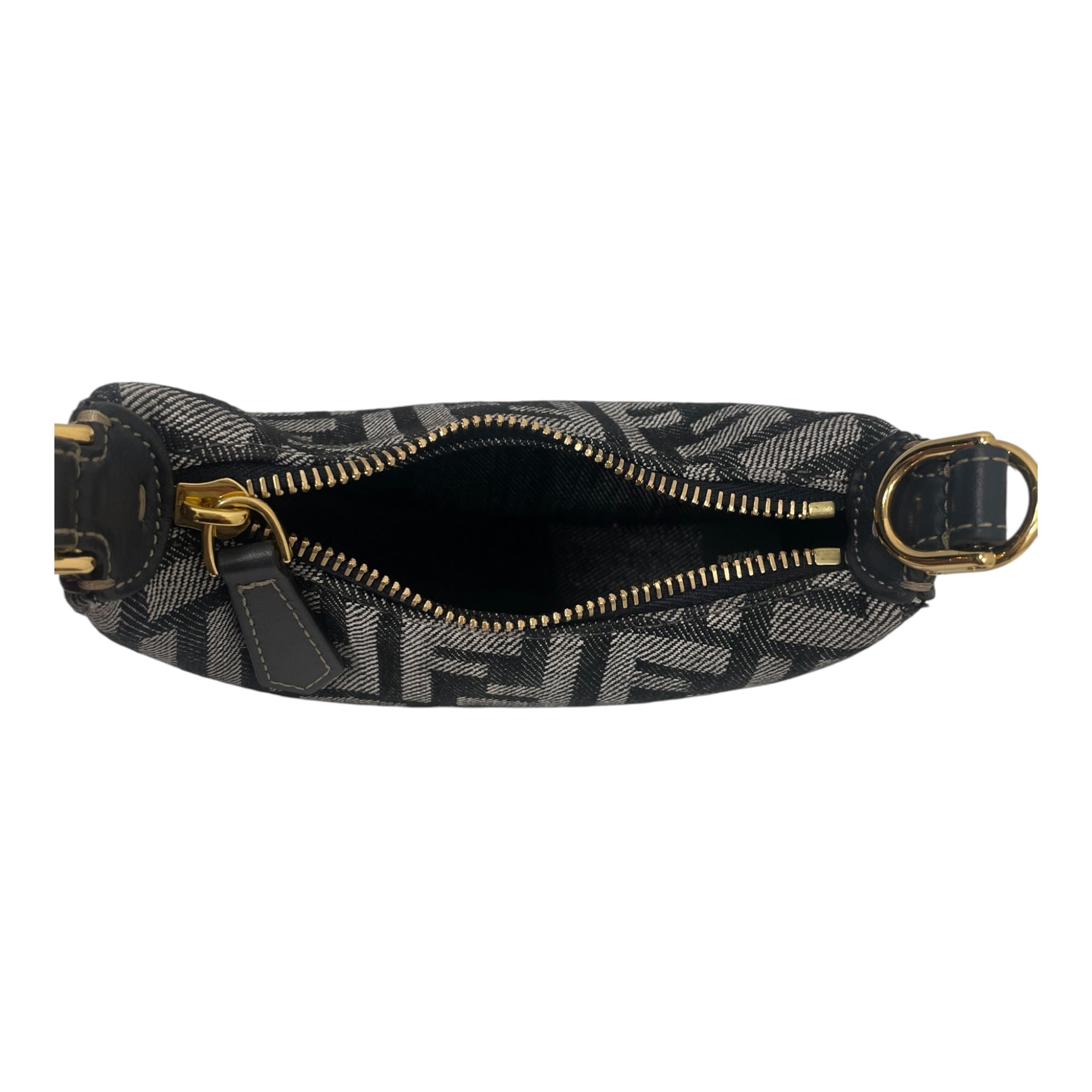 FENDI/Hand Bag/All Over Print/NVY/NANO HOBO CHARM MINI view 5