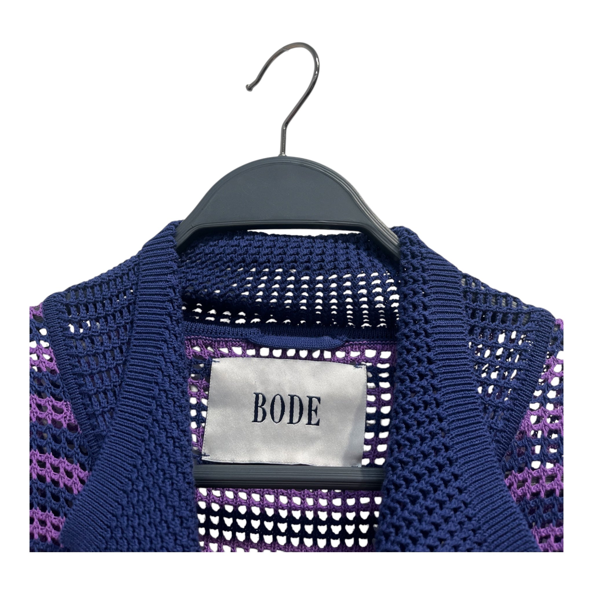 BODE/Polo Shirt/L/Cotton/PPL/Stripe/KNITTED MESH view 3