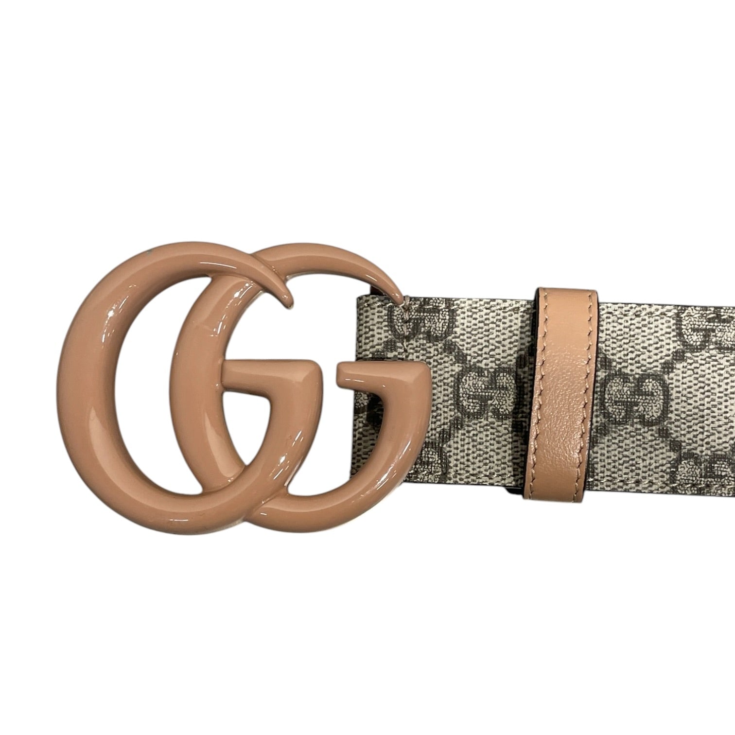GUCCI/Belt/Monogram/Leather/BEG/L's/GG Supreme Beige Belt view 2