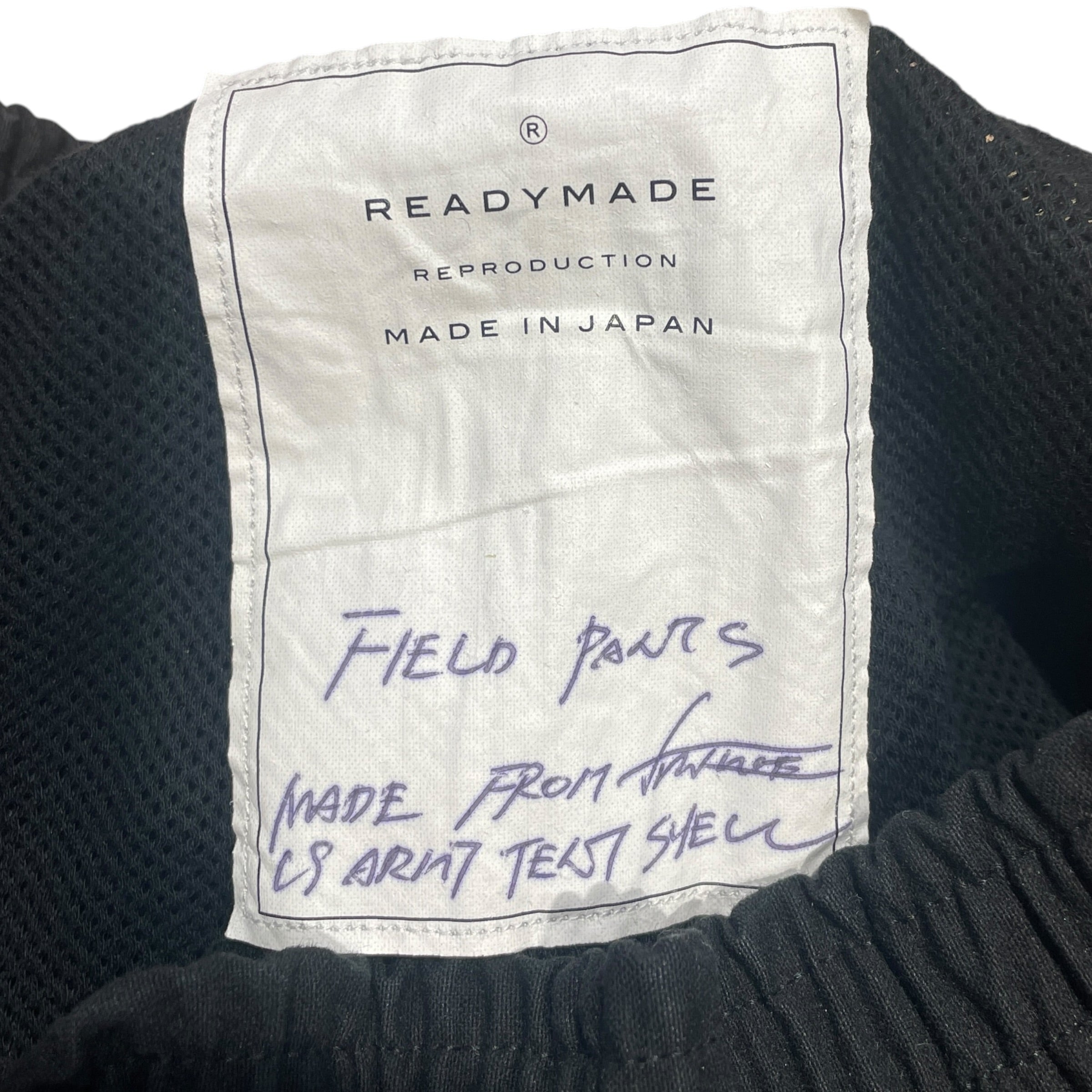 READYMADE/Pants/0/Cotton/BLK/Joggers/Field Pant view 3