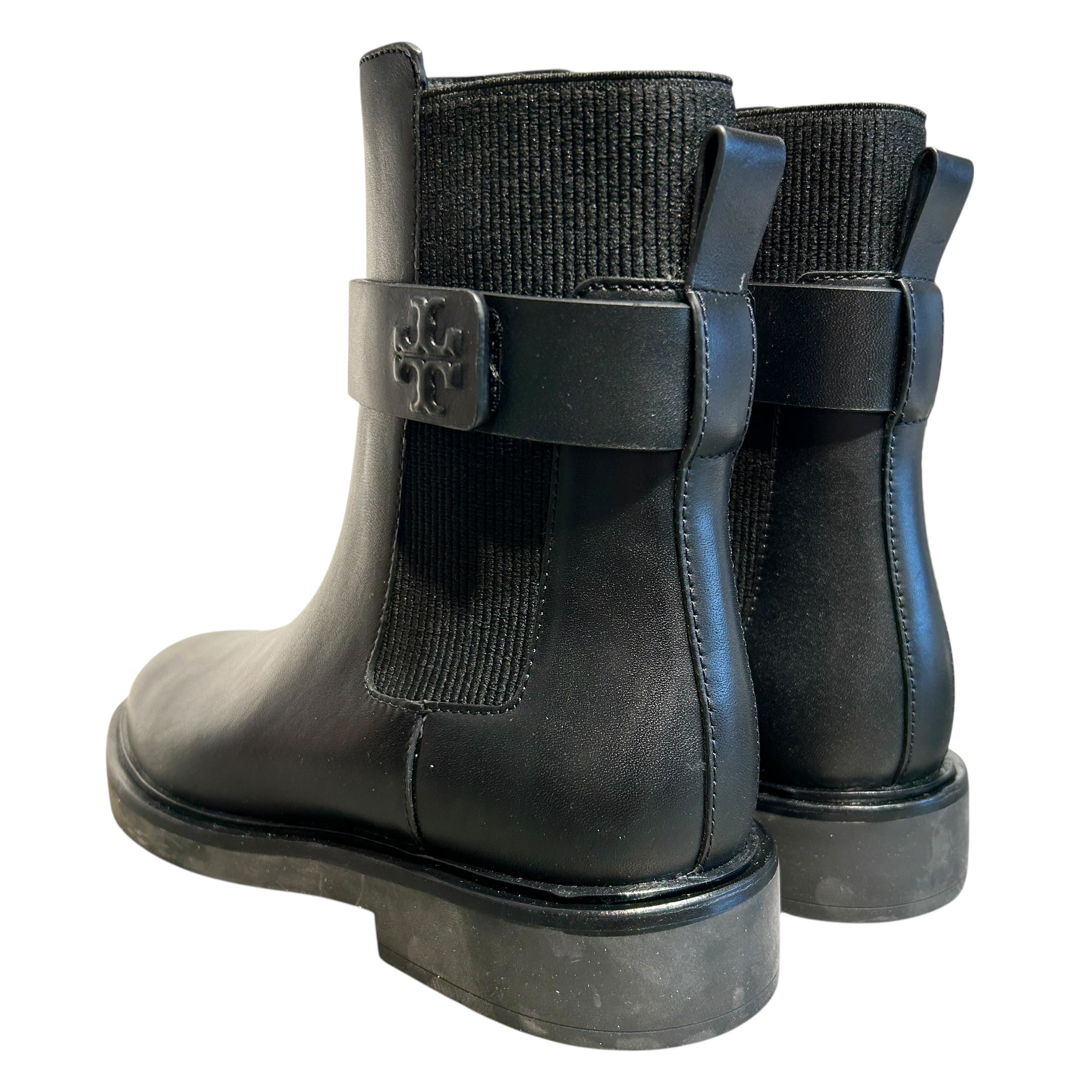 TORY BURCH/Chelsea Boots/US 9.5/Leather/BLK/ view 2