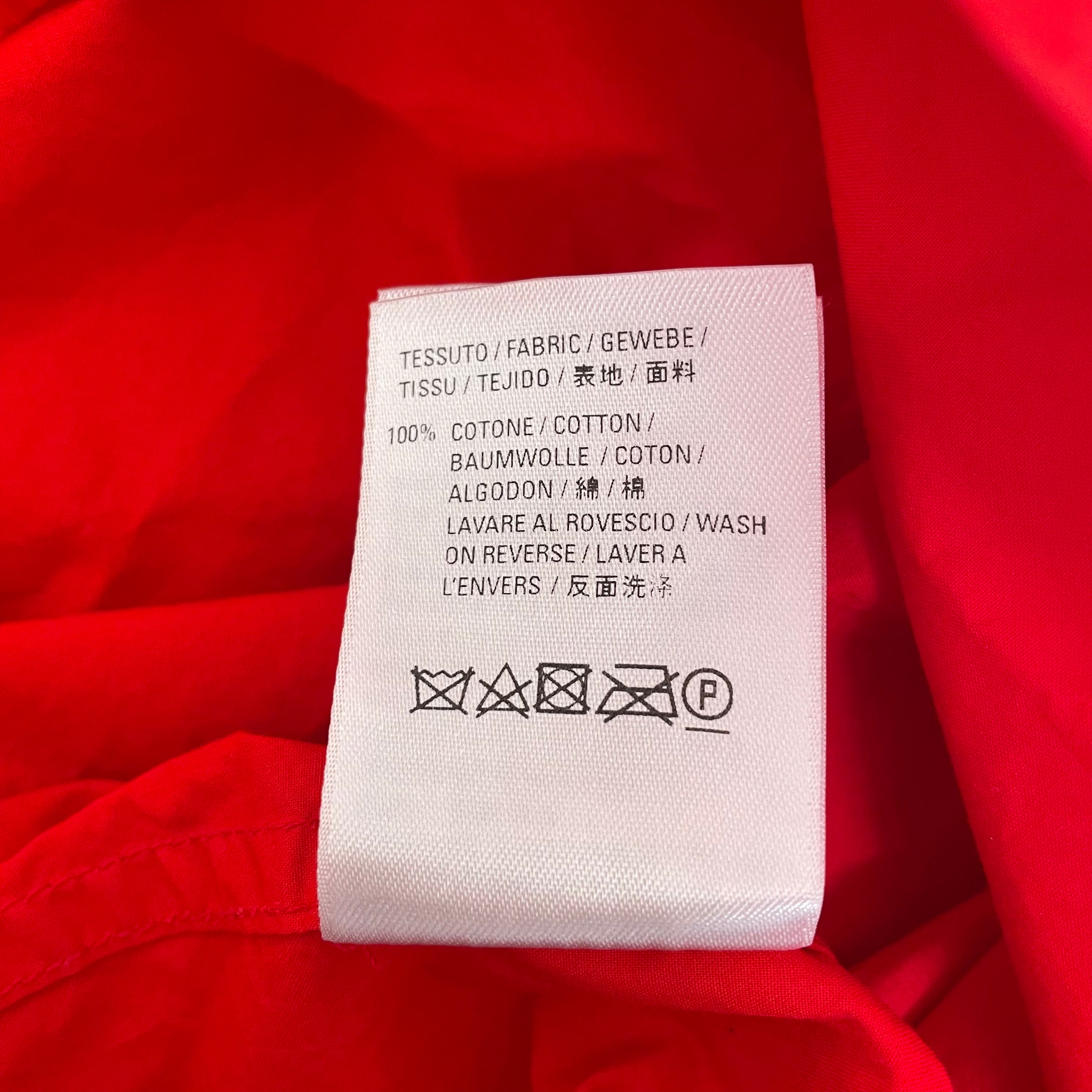 BALENCIAGA/LS Shirt/42/Cotton/RED/ view 4