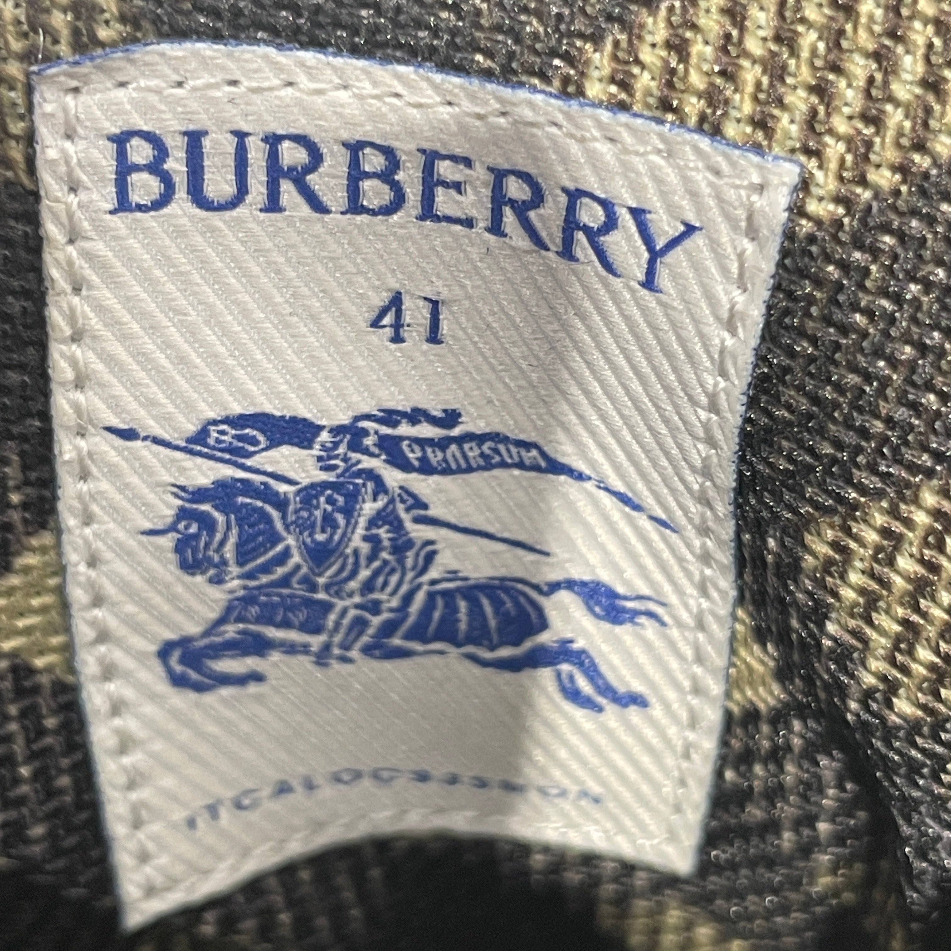 BURBERRY/Lace Up Boots/EU 41/Stripe/GRN/BOULDER LACE UP view 4