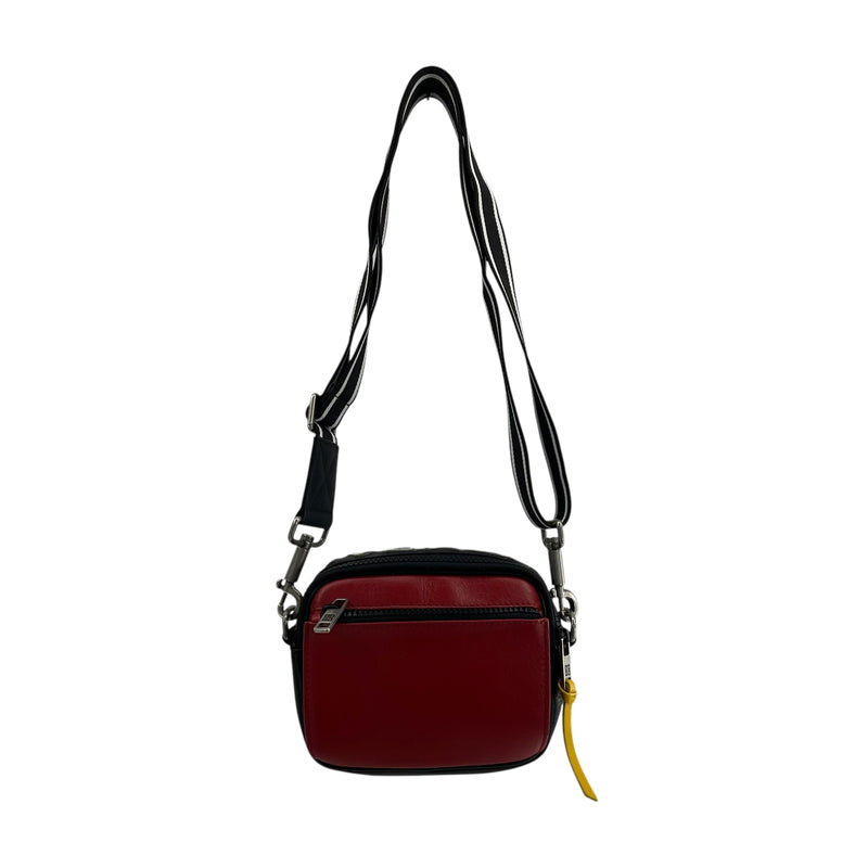 GIVENCHY/Cross Body Bag/Leather/BLK/MC3 RED CROSSBODY