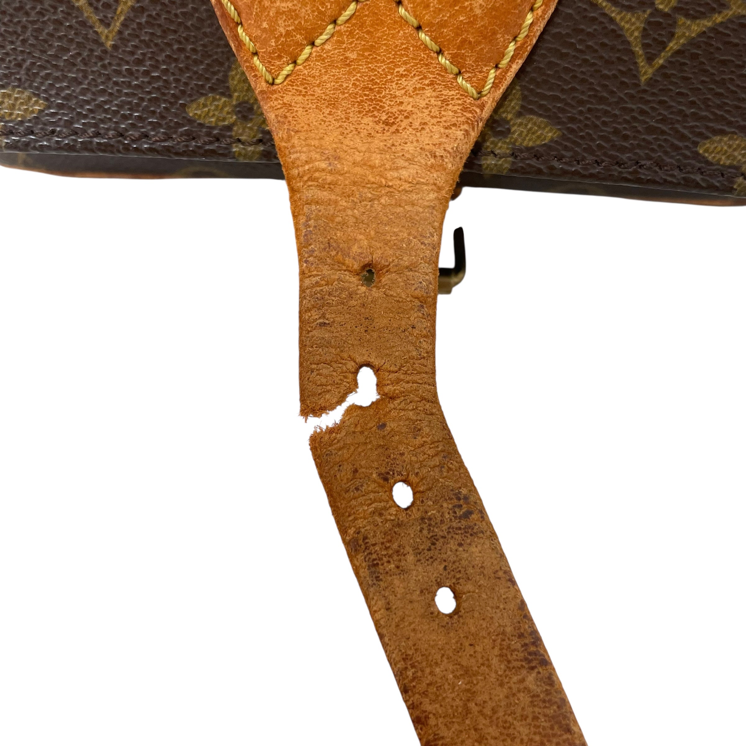 LOUIS VUITTON/Cross Body Bag/OS/Monogram/Leather/BRW/Monogram Cartouchiere view 7