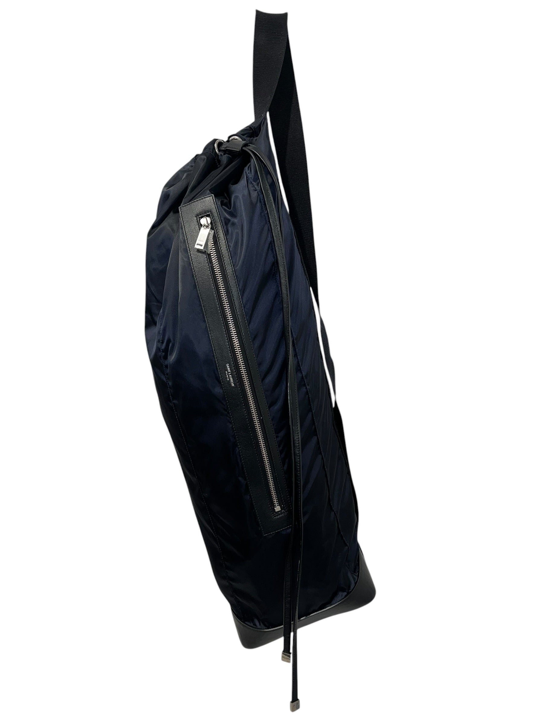SAINT LAURENT/Bag/Nylon/BLK/city long sack view 1