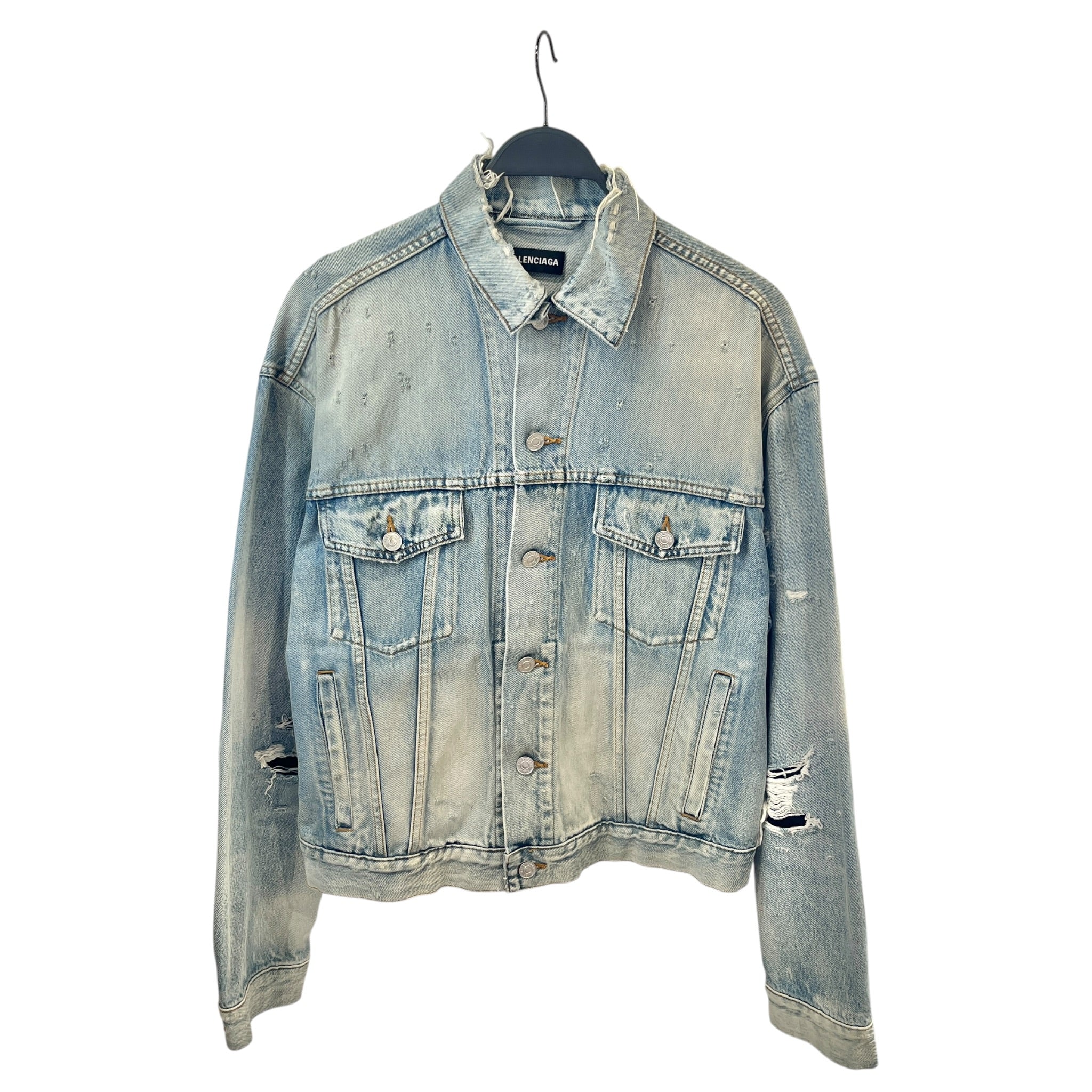 BALENCIAGA/Denim Jkt/44/Denim/IDG/ORGANIC JAPANESE TWILL VINTAGE view 1