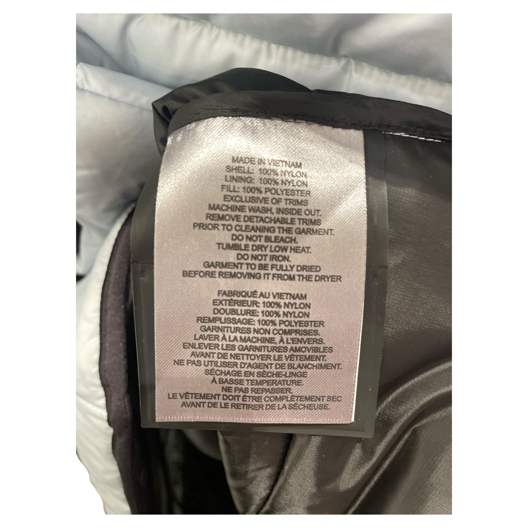 MOOSE KNUCKLES/Vest/L/Nylon/SLV/Silver Puffer Vest view 4