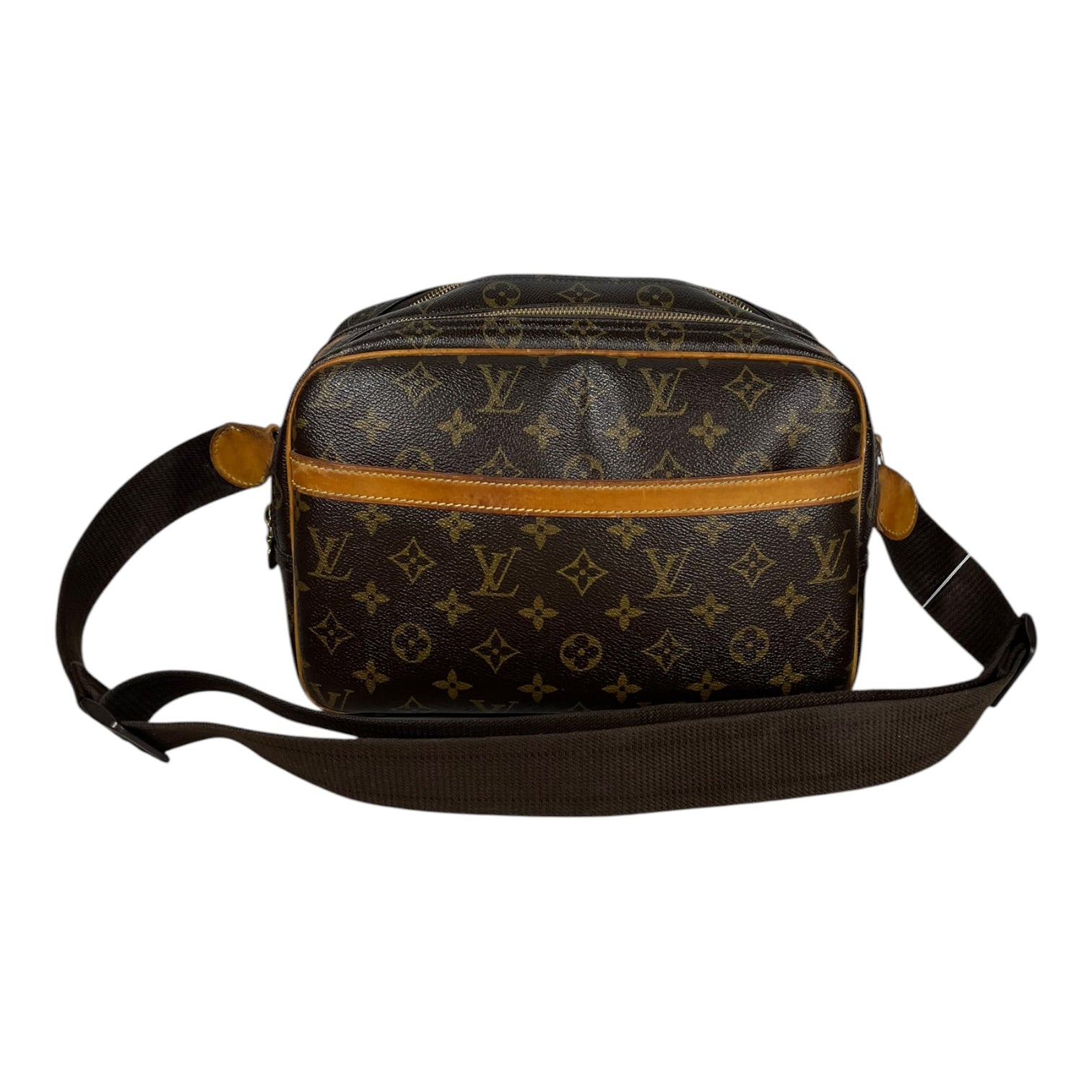 LOUIS VUITTON/Cross Body Bag/Monogram/Leather/BRW/REPORTER PM view 1