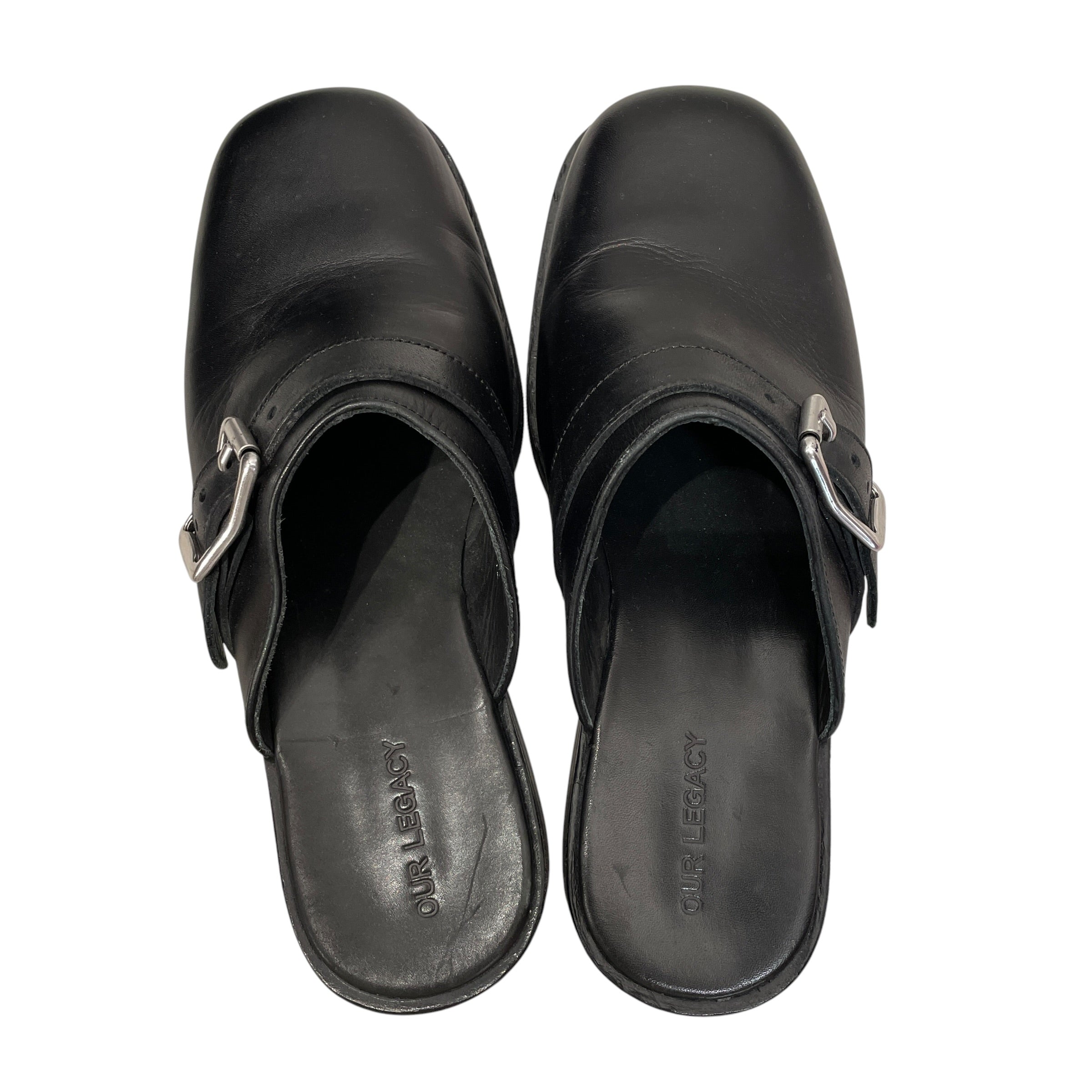 OUR LEGACY/Loafers/US 10/Leather/BLK/BUCKLE view 3