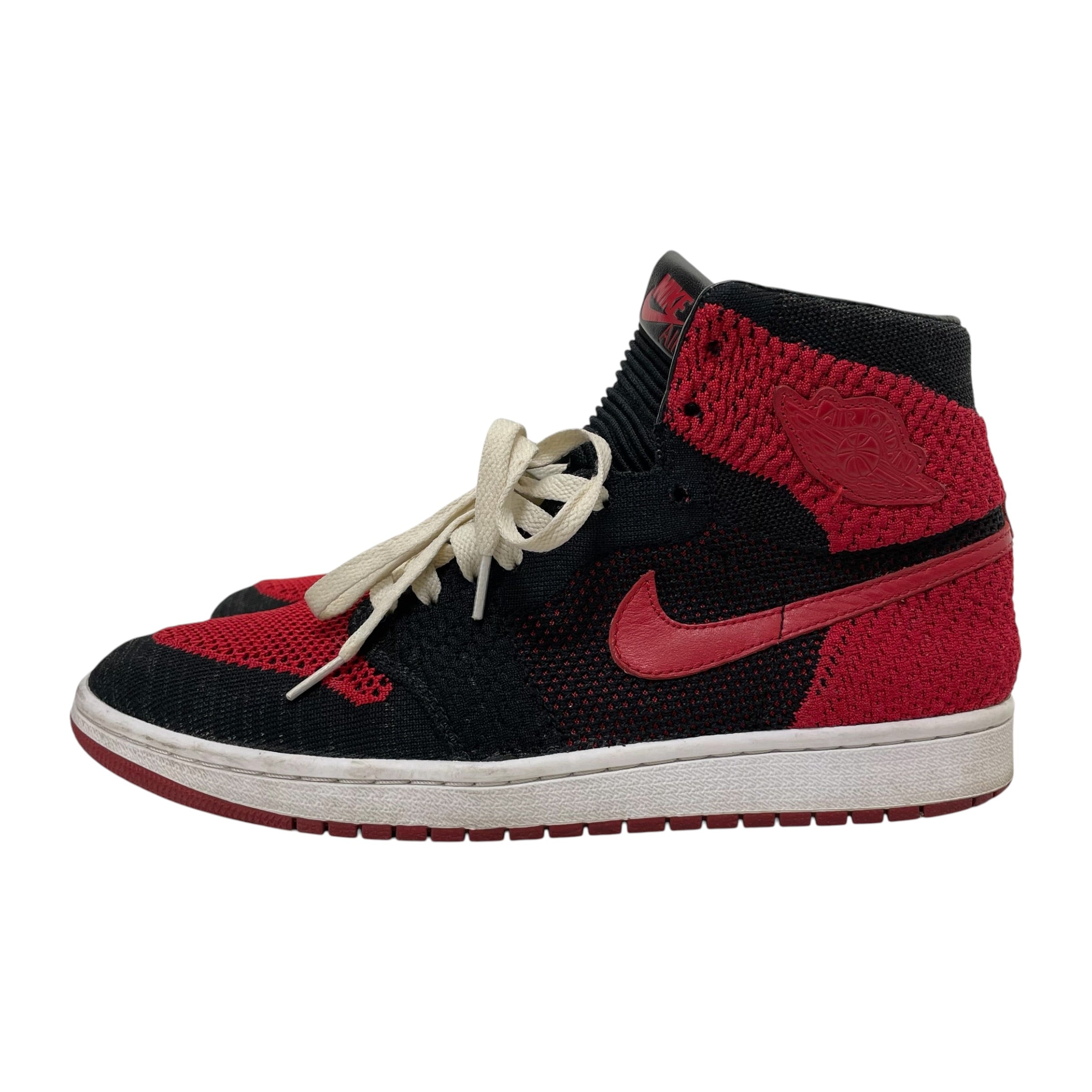 NIKE/Hi-Sneakers/US 10/Cotton/RED/jordan 1 flyknit view 7