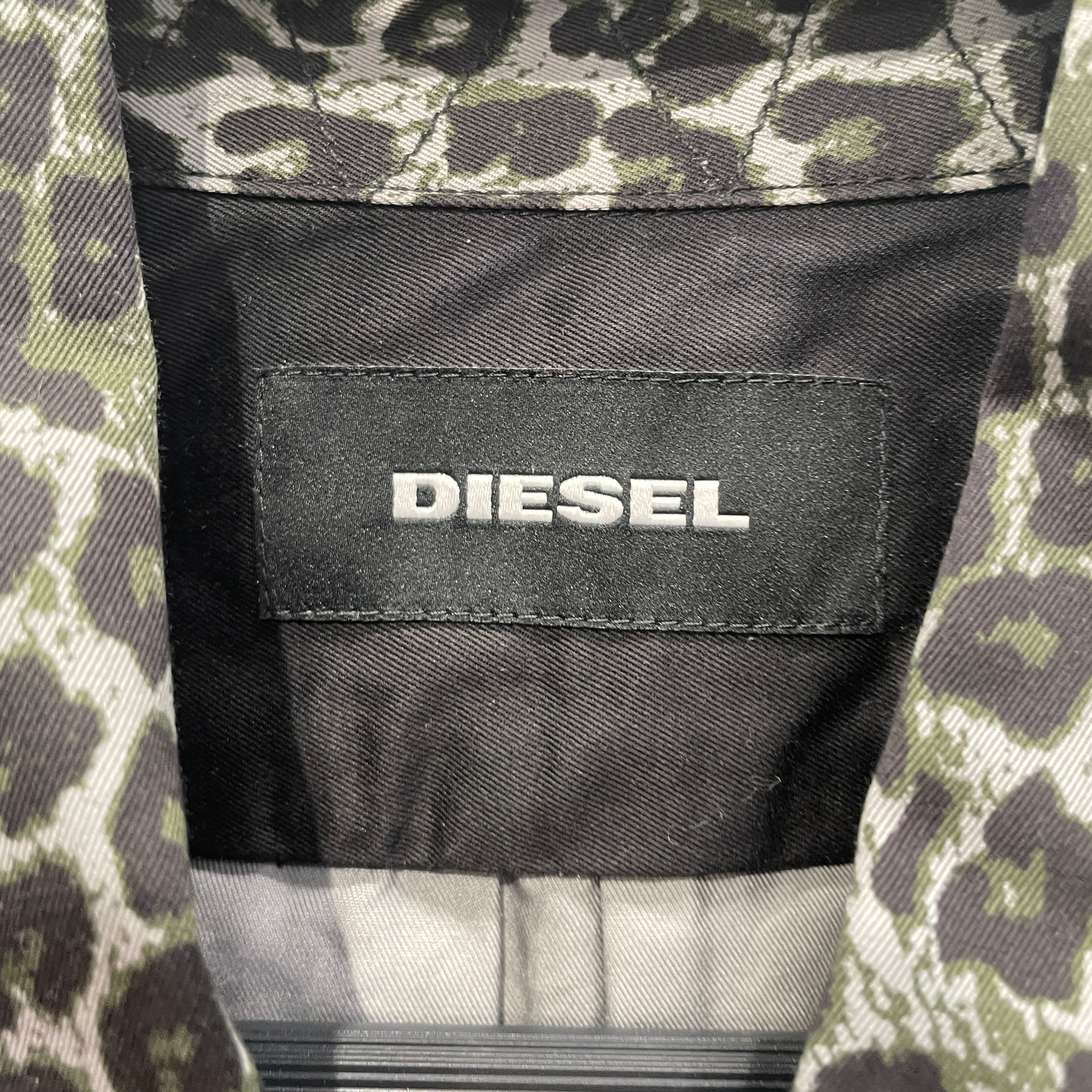 DIESEL/LS Shirt/L/Cotton/GRY/Animal Pattern/LEOPARD/VELCRO view 3