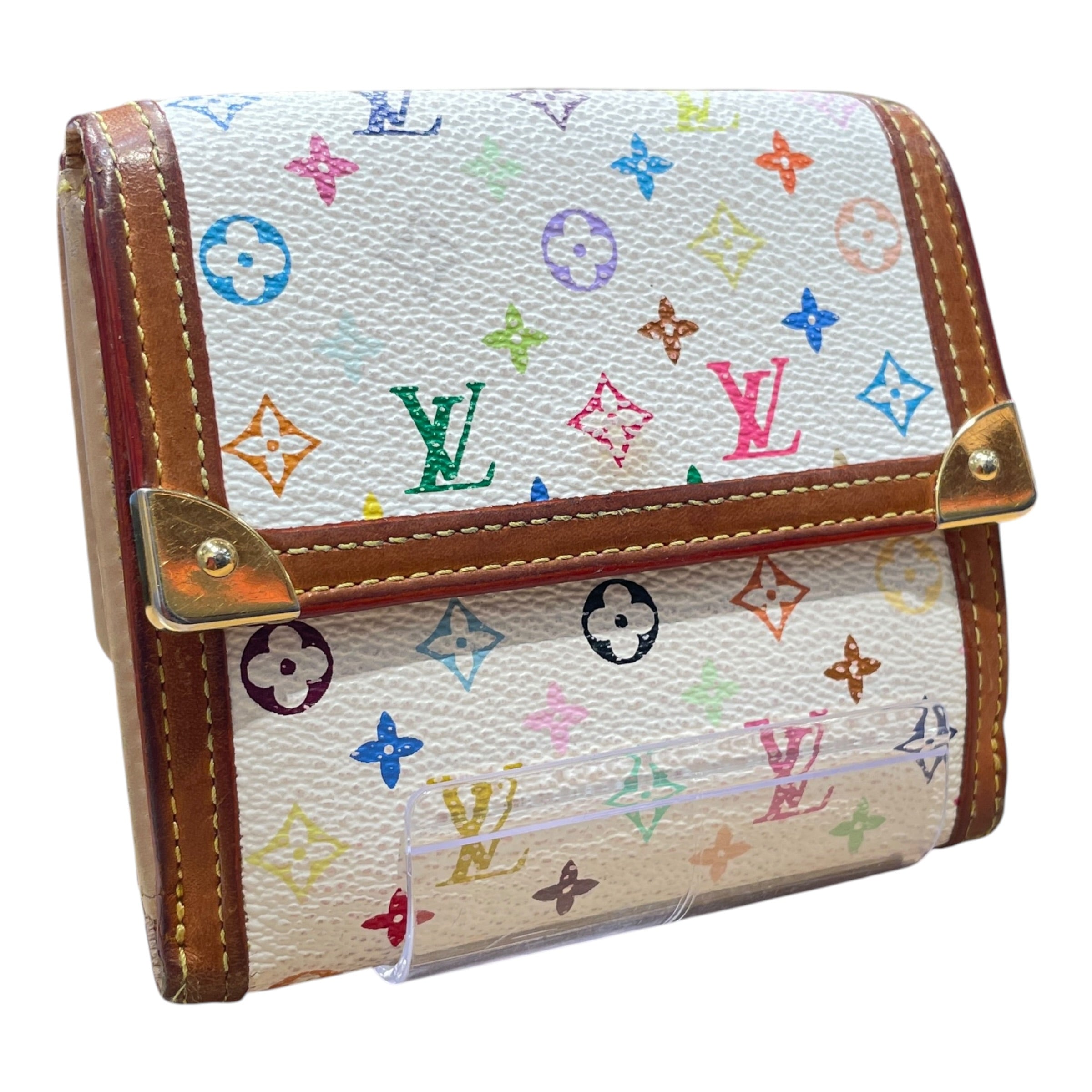 LOUIS VUITTON/Wallet/Monogram/Leather/MLT/L's/Port Monnivier Card Wallet view 1