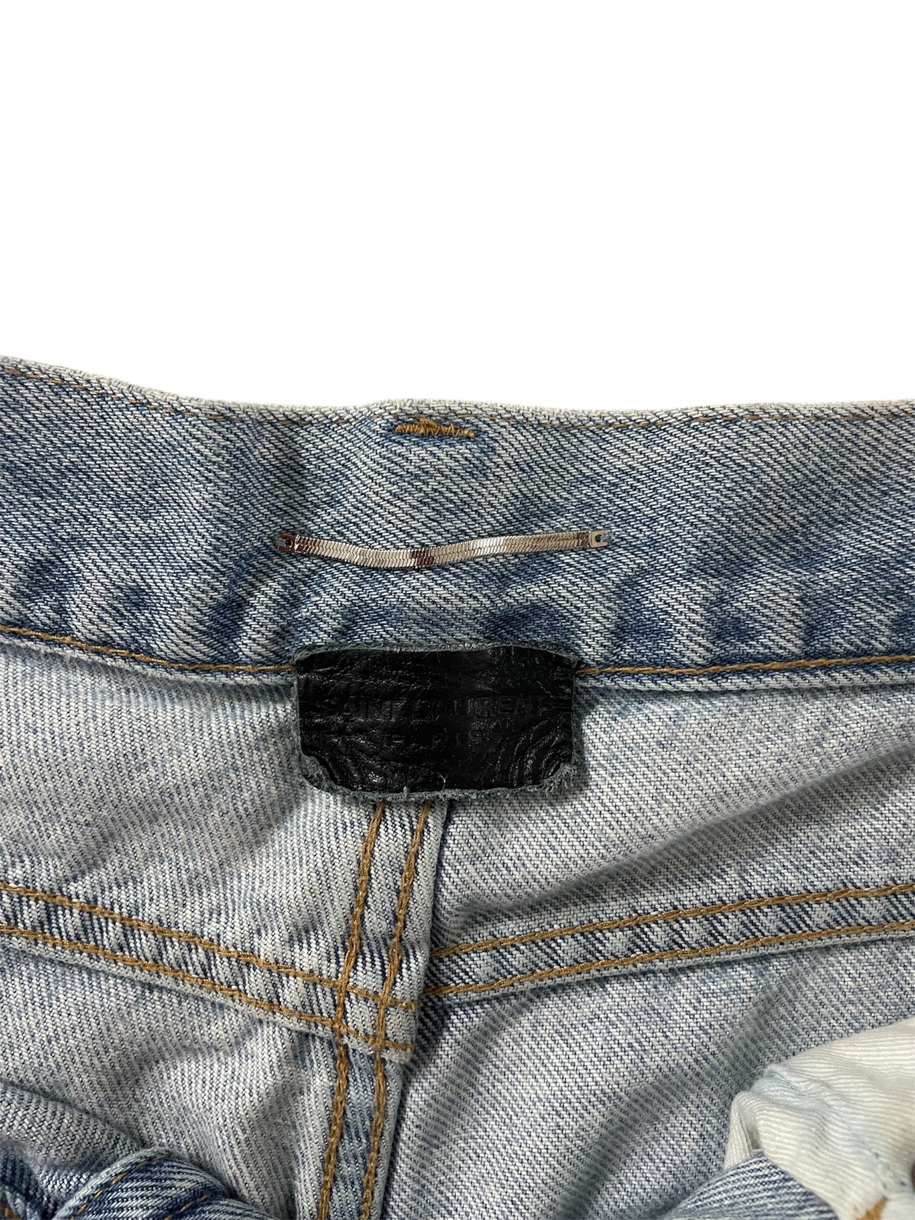 SAINT LAURENT/Straight Pants/34/Denim/BLU/180/92A view 3