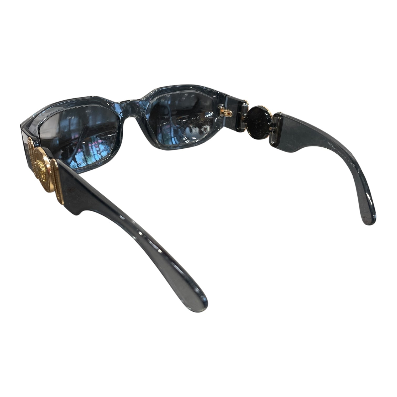 VERSACE/Sunglasses/Celluloid/GRY/M's/ view 2