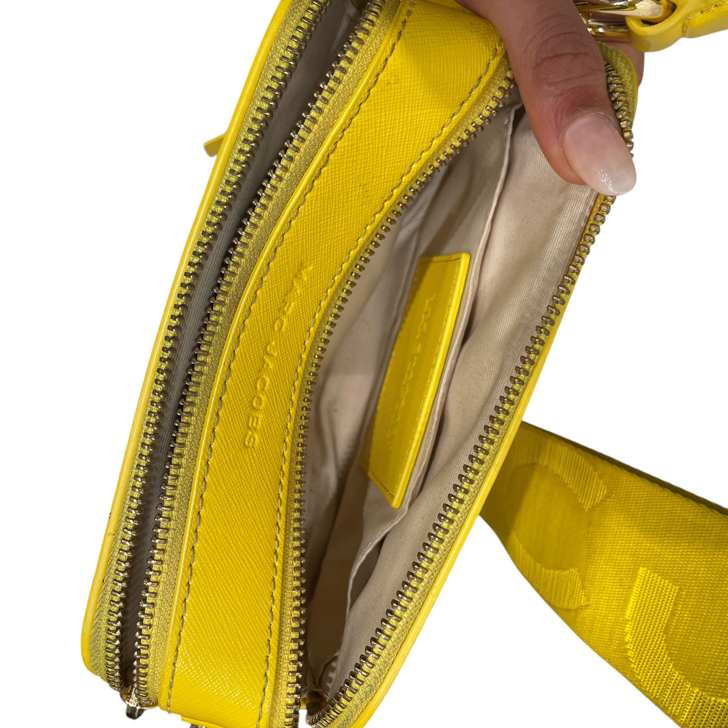 MARC JACOBS/Cross Body Bag/Leather/YEL/MJ SNAPSHOT CROSSBODY view 3
