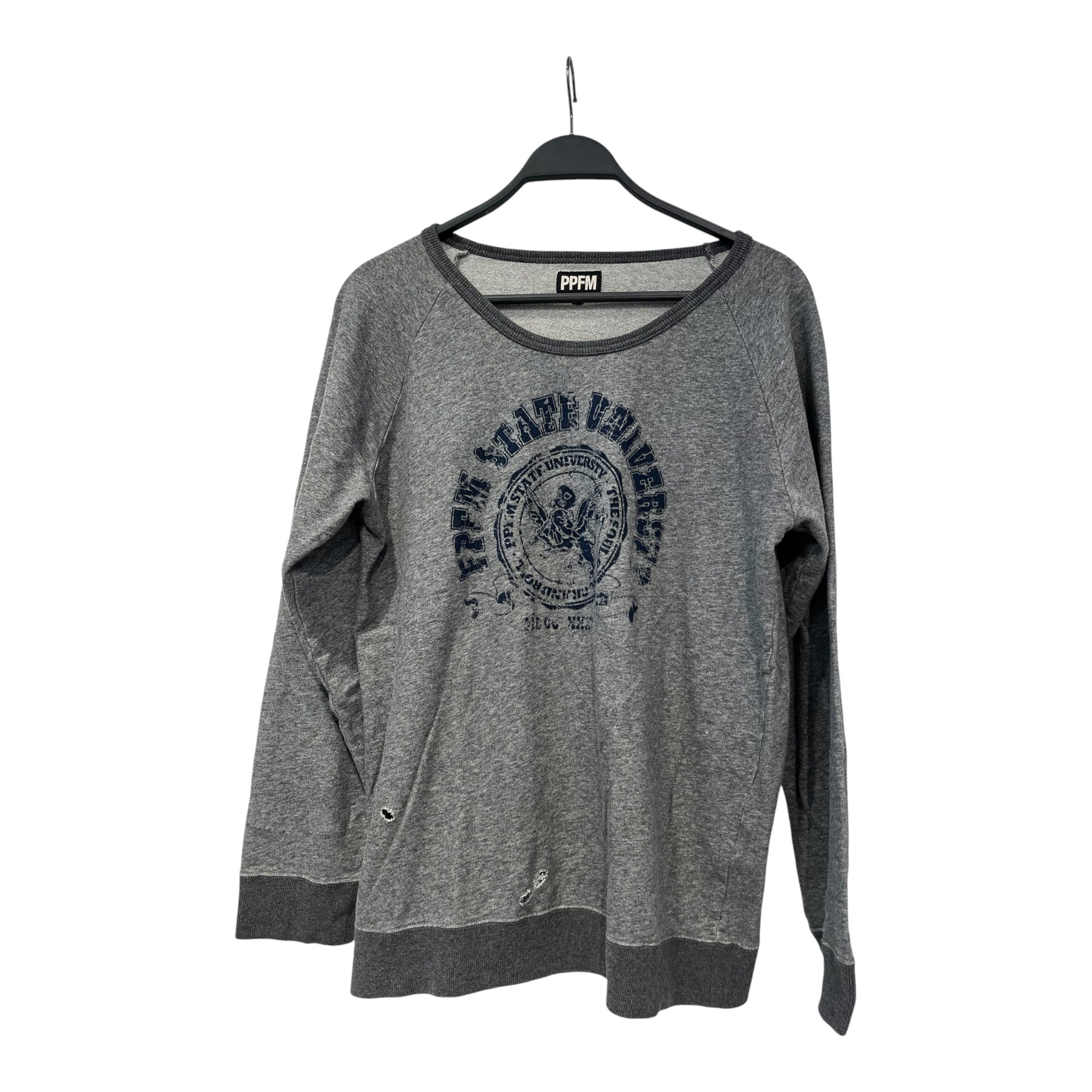 PPFM/Sweatshirt/L/Cotton/GRY/STATE UNIV view 1