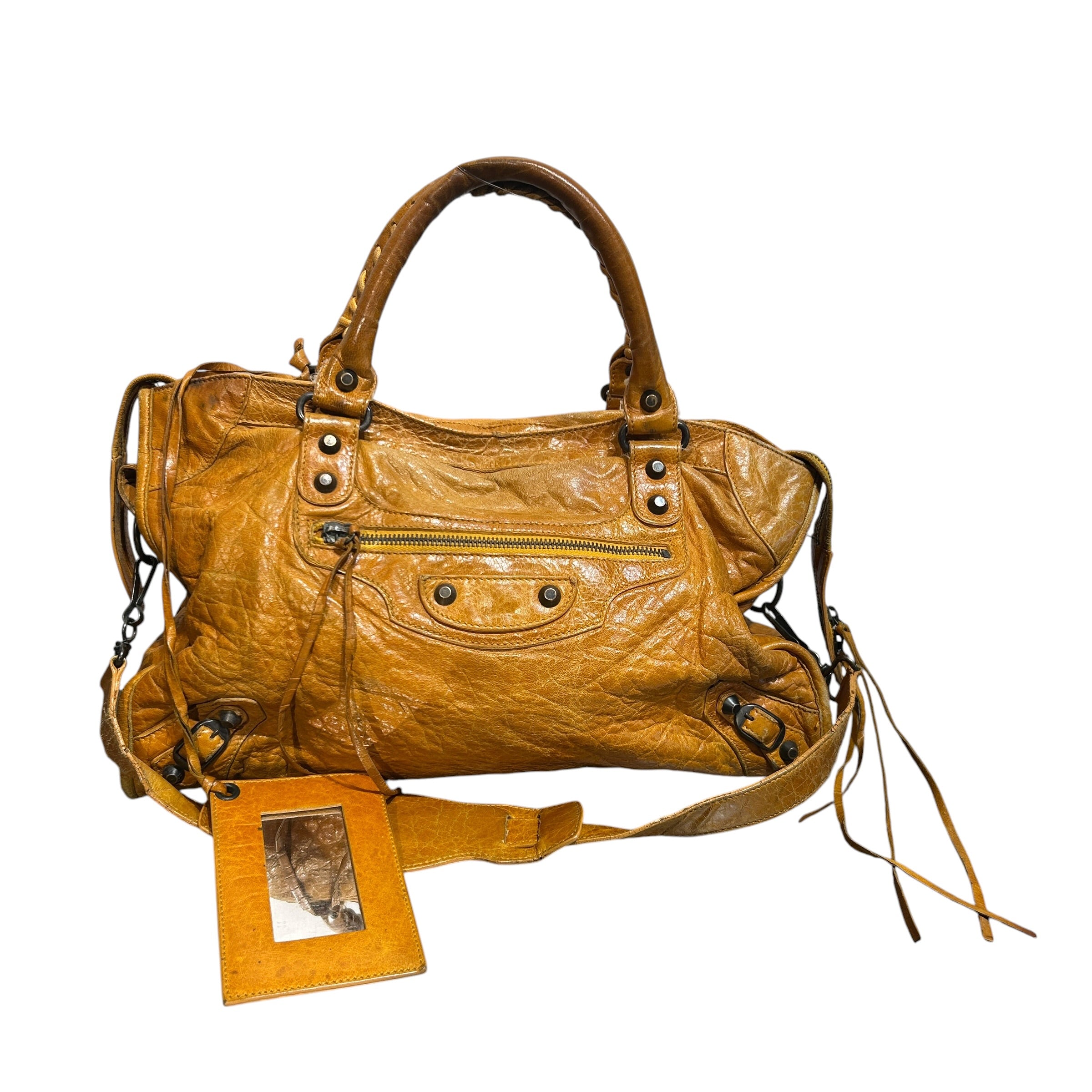 BALENCIAGA/Bag/Leather/ORN/CITY view 1