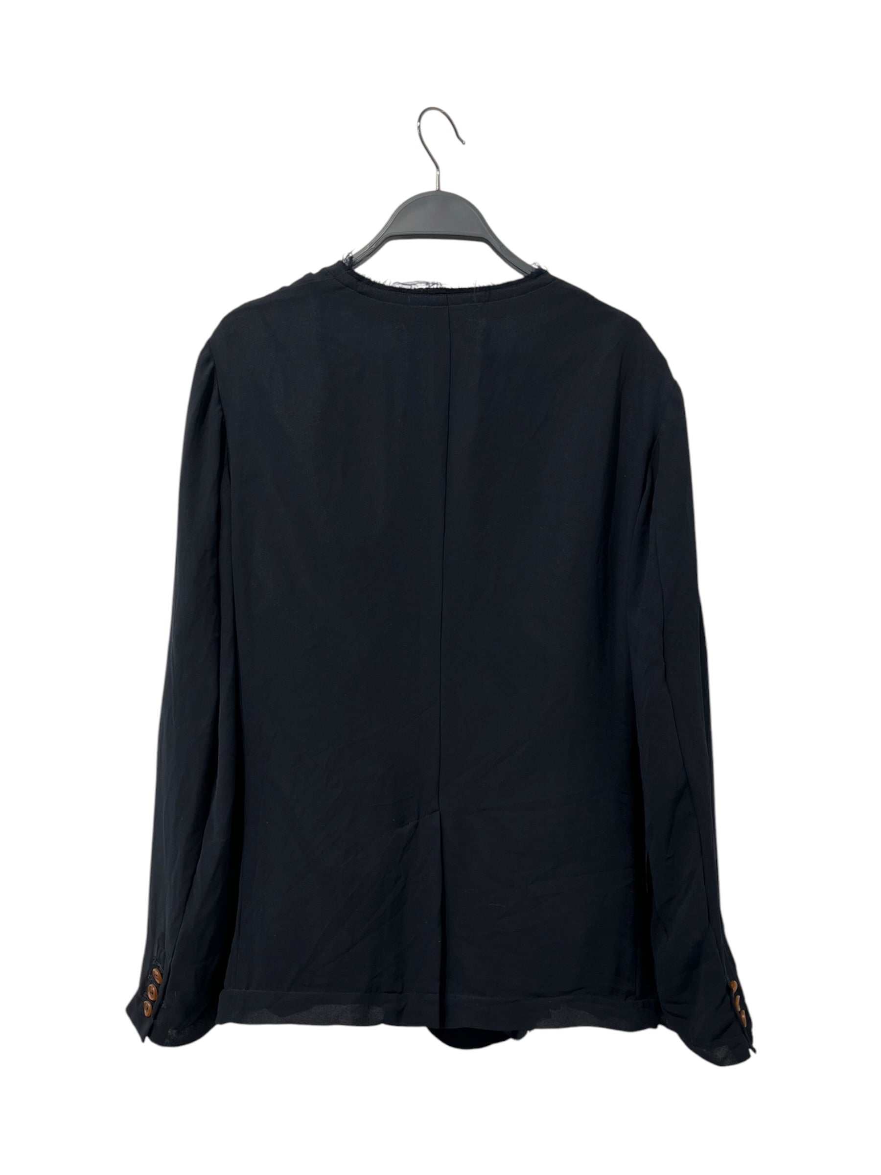 COMME des GARCONS COMME des GARCONS/Jacket/L/Polyester/NVY/2022 RK-J012 RUFFLE INTERIOR view 2