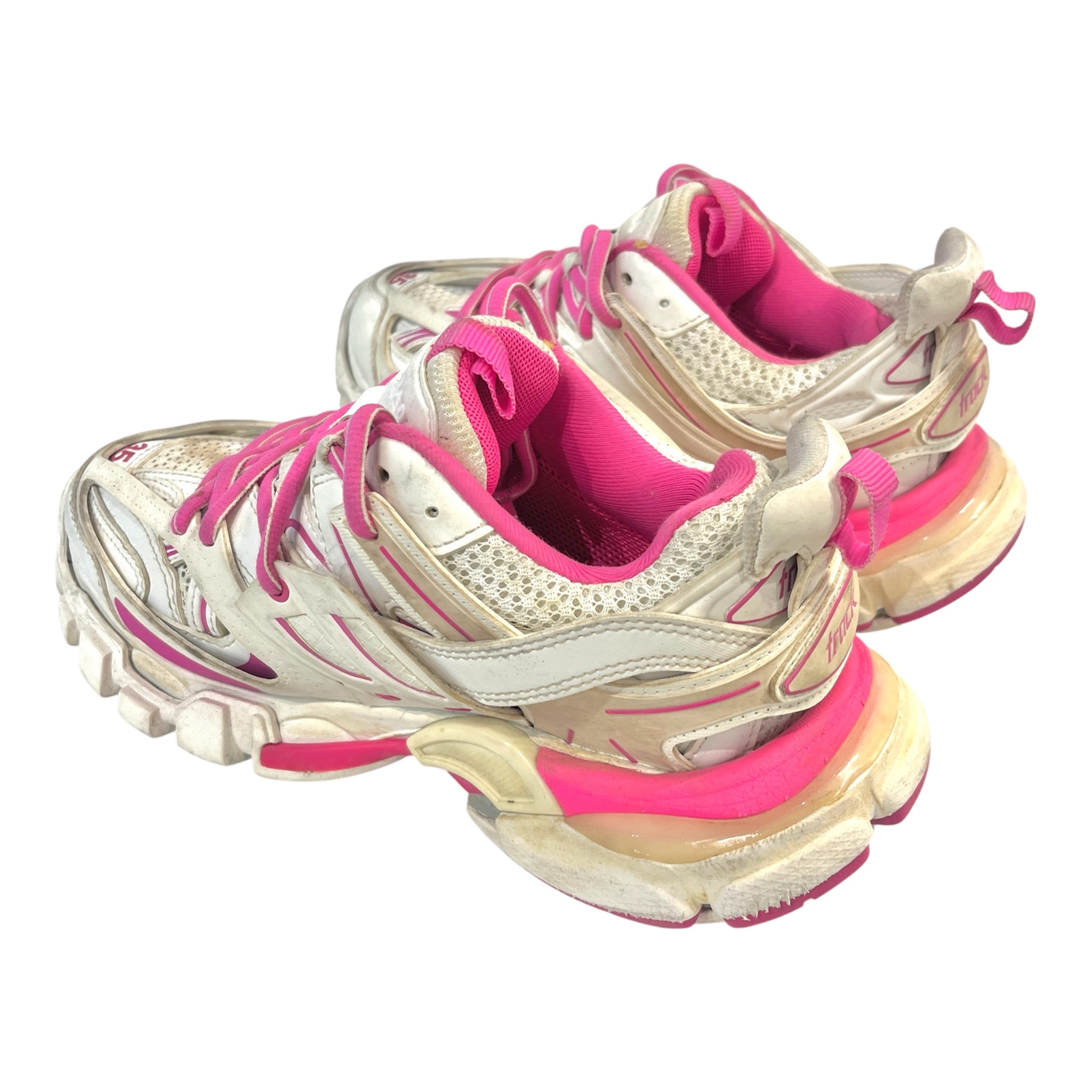BALENCIAGA/Low-Sneakers/US 5/Border/Acrylic/PNK/Track Sneakers view 2