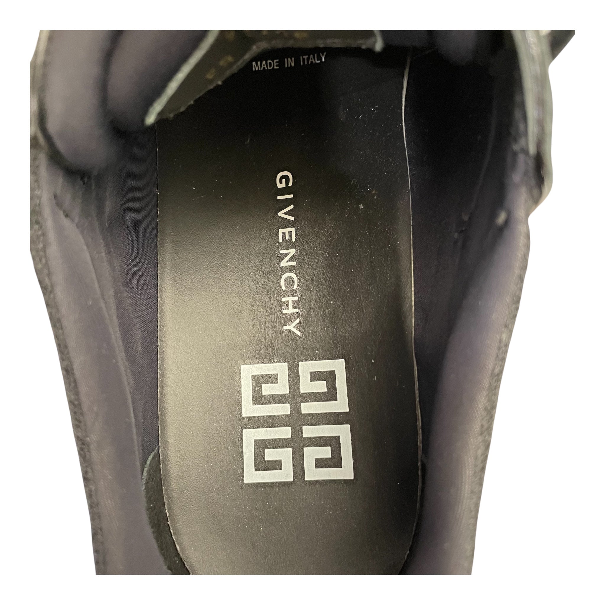 GIVENCHY/Low-Sneakers/US 11.5/Leather/BLK/jaw low top black view 3