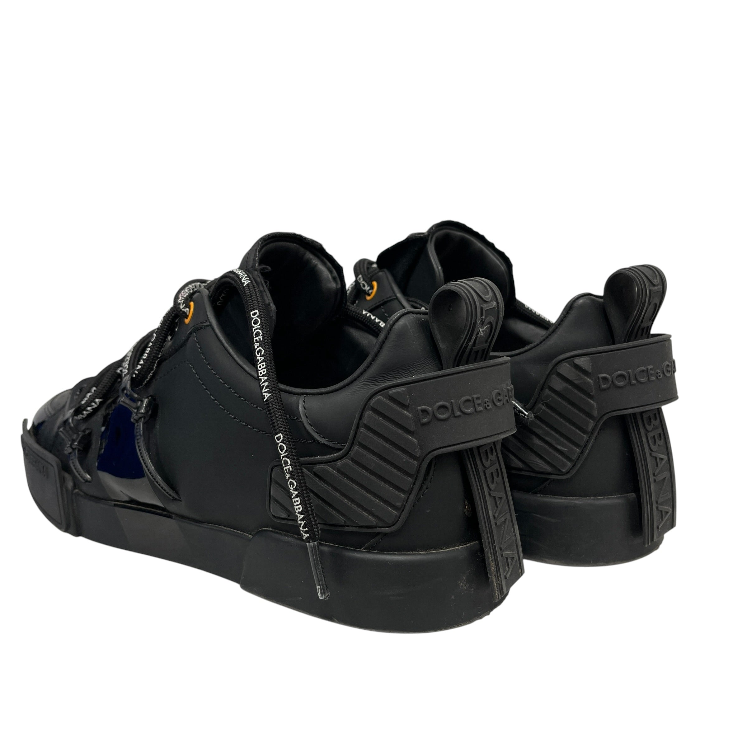 DOLCE&GABBANA/Low-Sneakers/US 9/Leather/BLK/U-Tip/PORTOFINO PATENT view 2