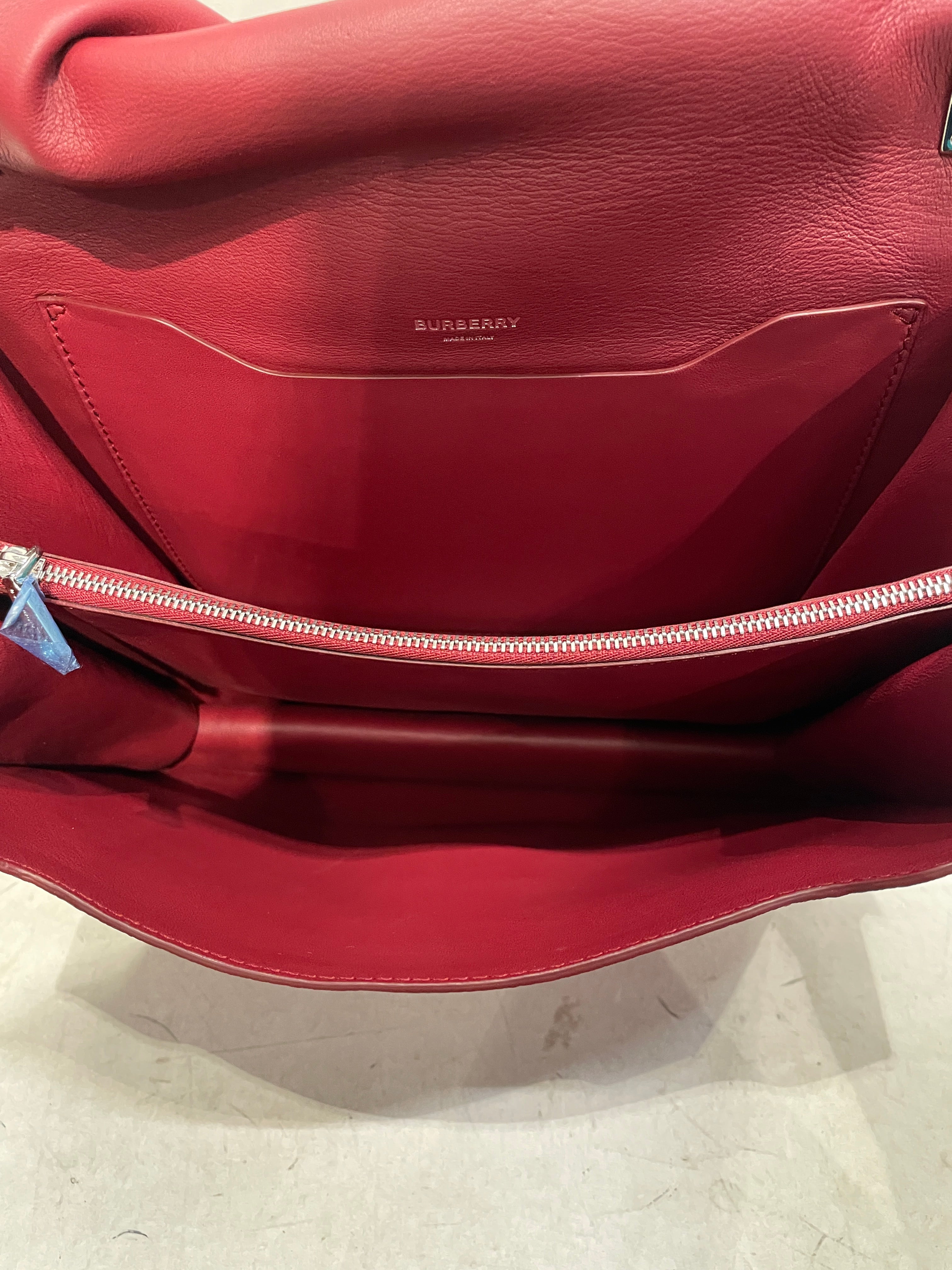 BURBERRY/Cross Body Bag/Leather/RED/TB ALICE SATCHEL view 4