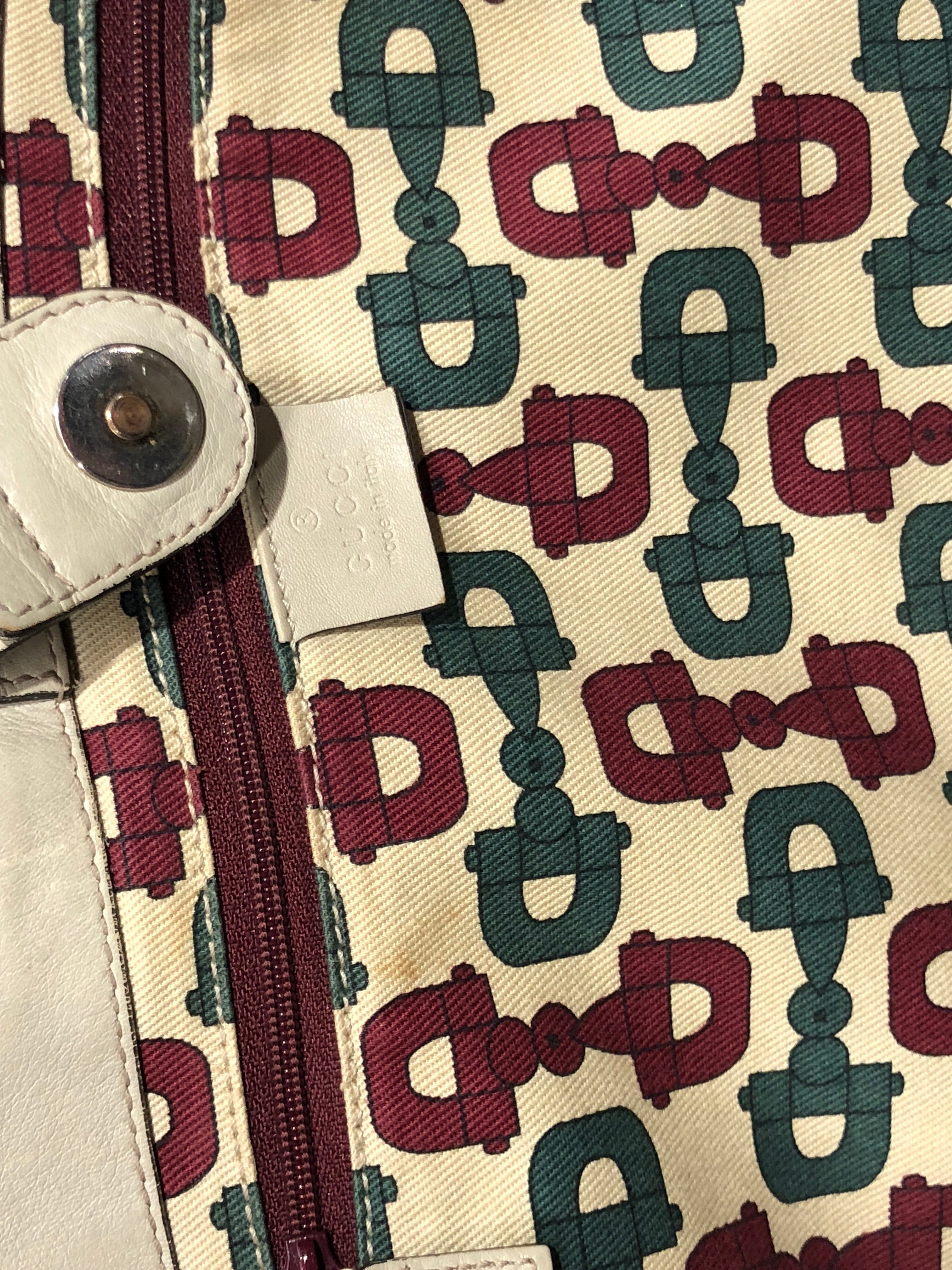 GUCCI/Tote Bag/Monogram/Leather/GRY/ABBY view 4