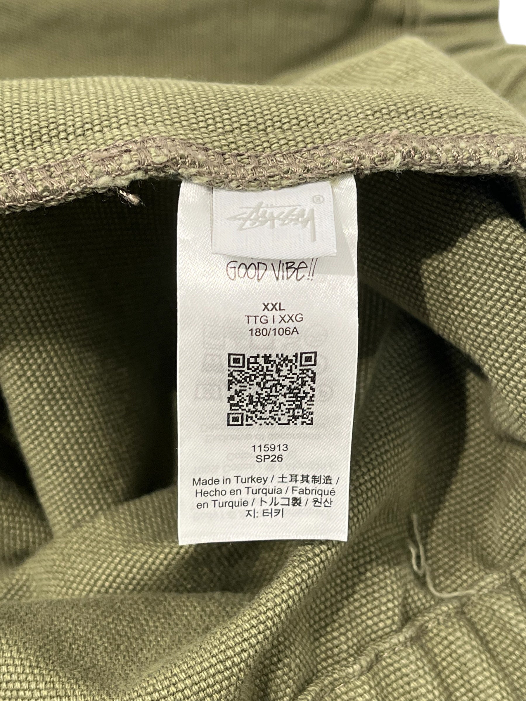 STUSSY/Jacket/XXL/Cotton/GRN/WORKGEAR ZIP JKT view 4