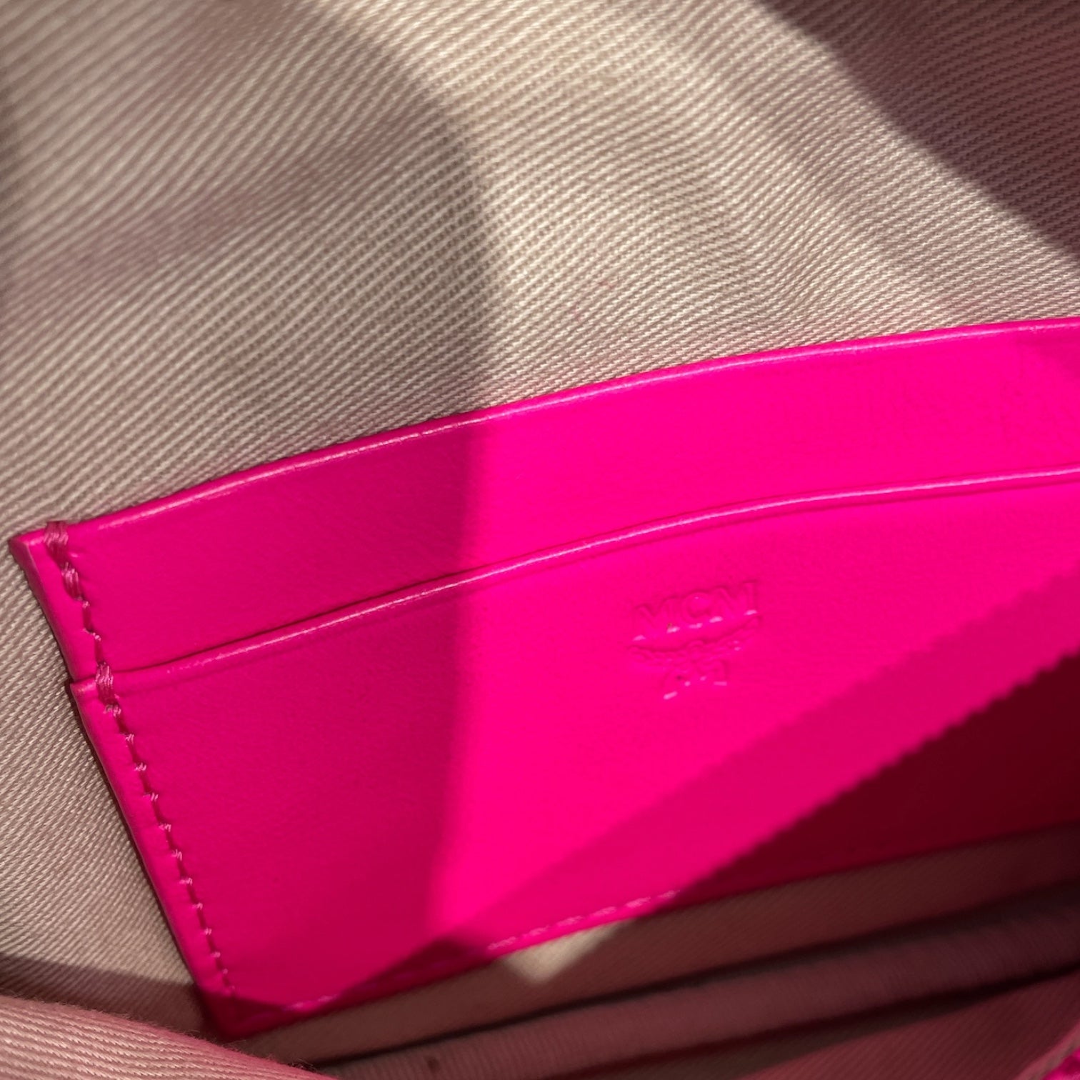 MCM/Fanny Pack/Monogram/Leather/PNK/ view 5