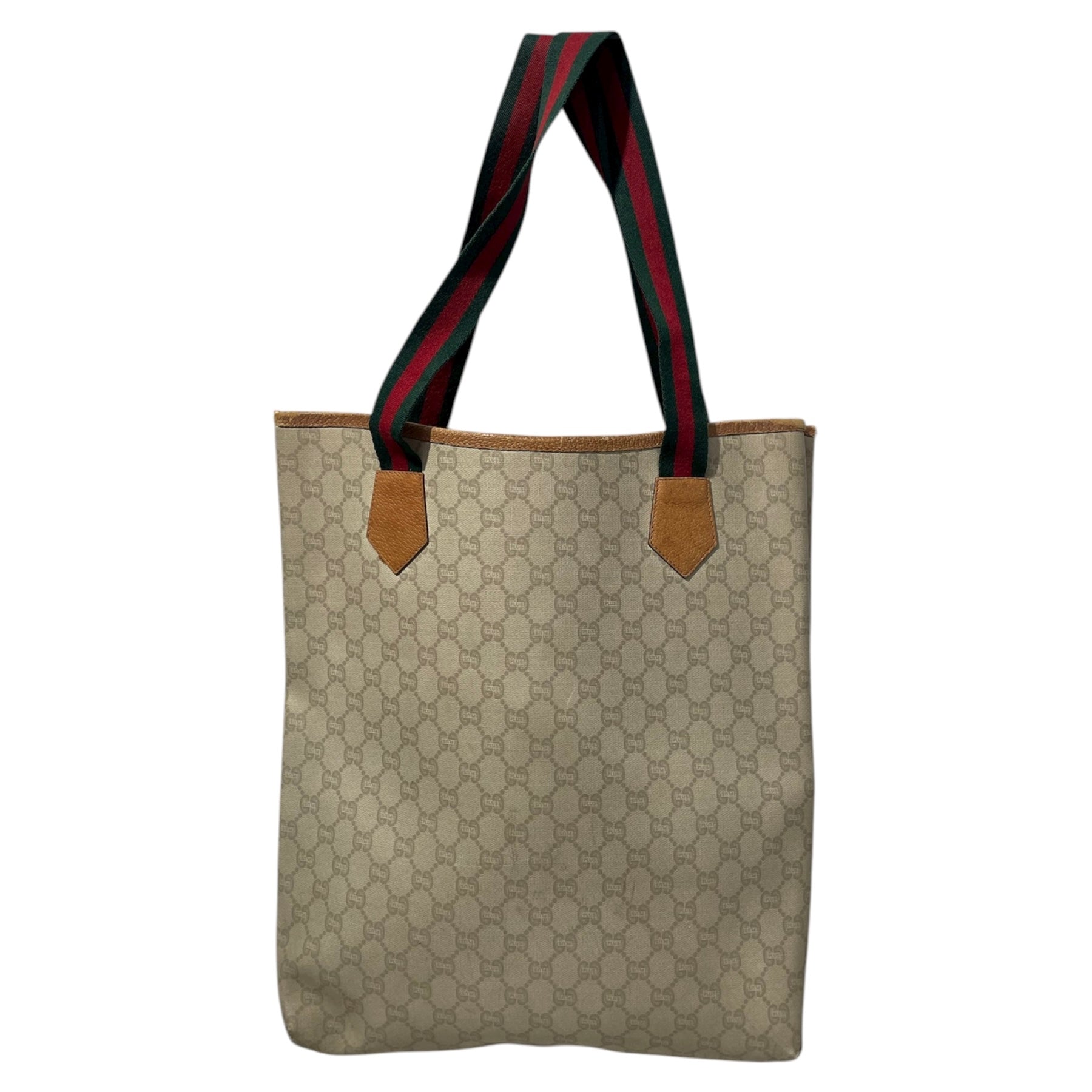 GUCCI PLUS/Tote Bag/L/Monogram/Leather/BEG/ view 2