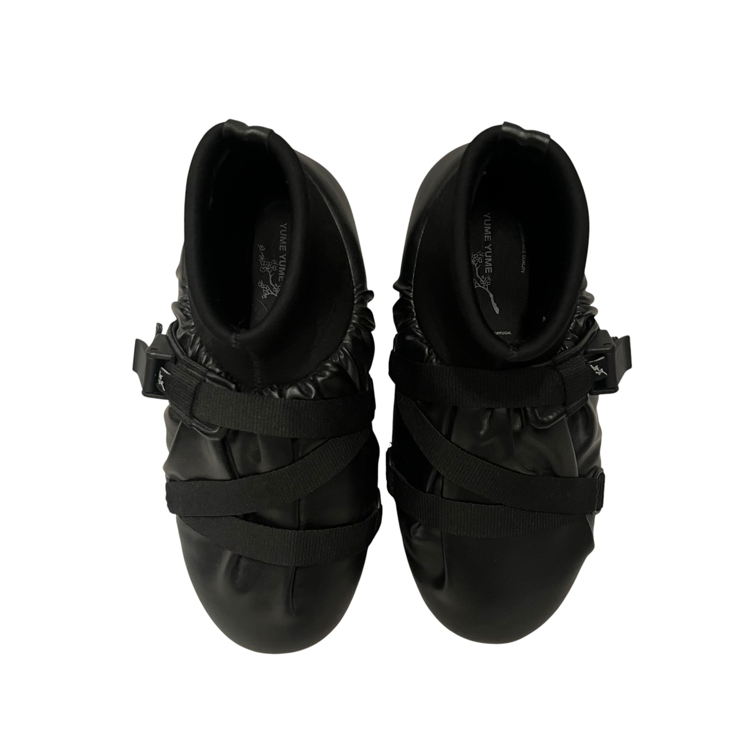 YUME YUME/Pull-On Boots/EU 41/Leather/BLK/mid calf view 4