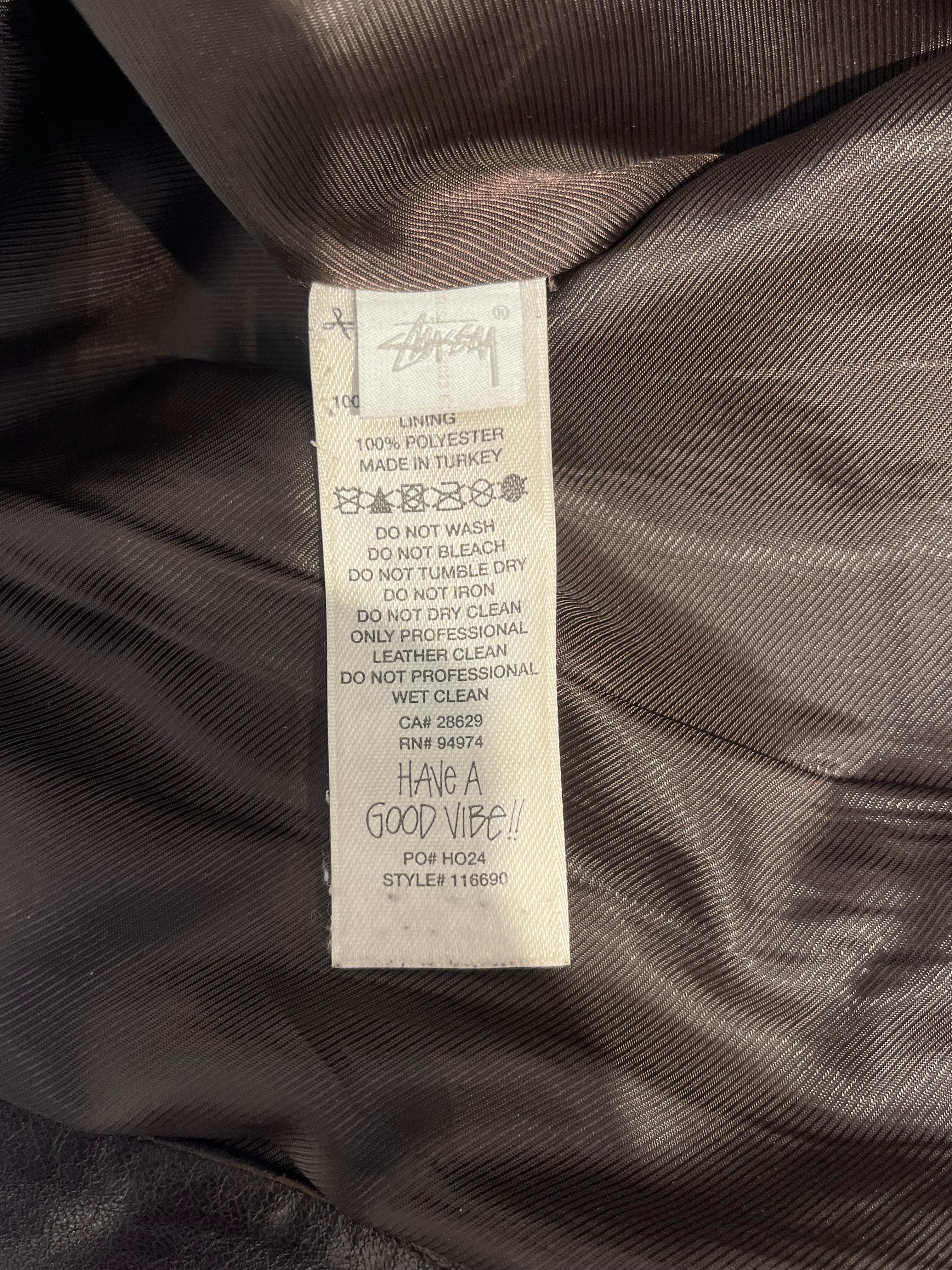 STUSSY/Pants/32/Leather/BRW/LEATHER NEW CLASSIC PANTS view 5