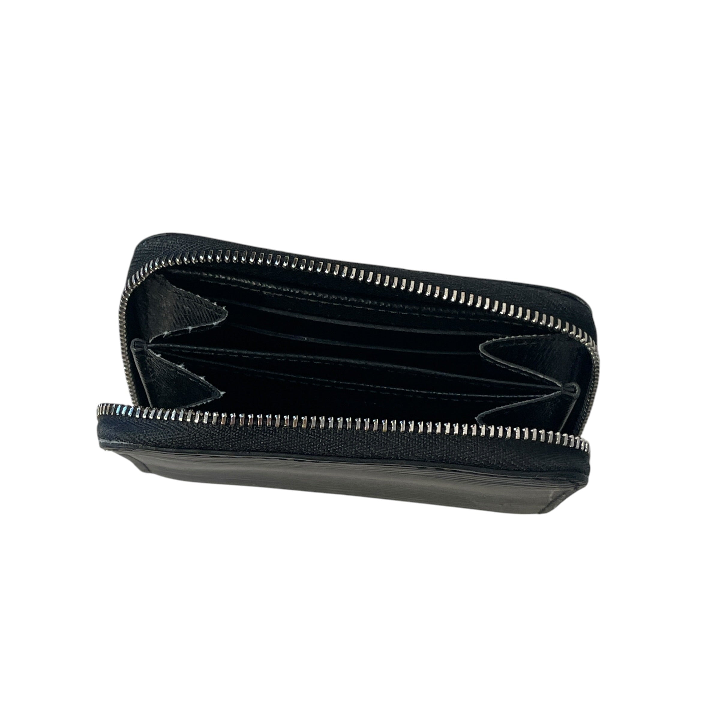 LOUIS VUITTON/Bifold Wallet/Leather/BLK/M's/EPI ZIP WALLET view 8