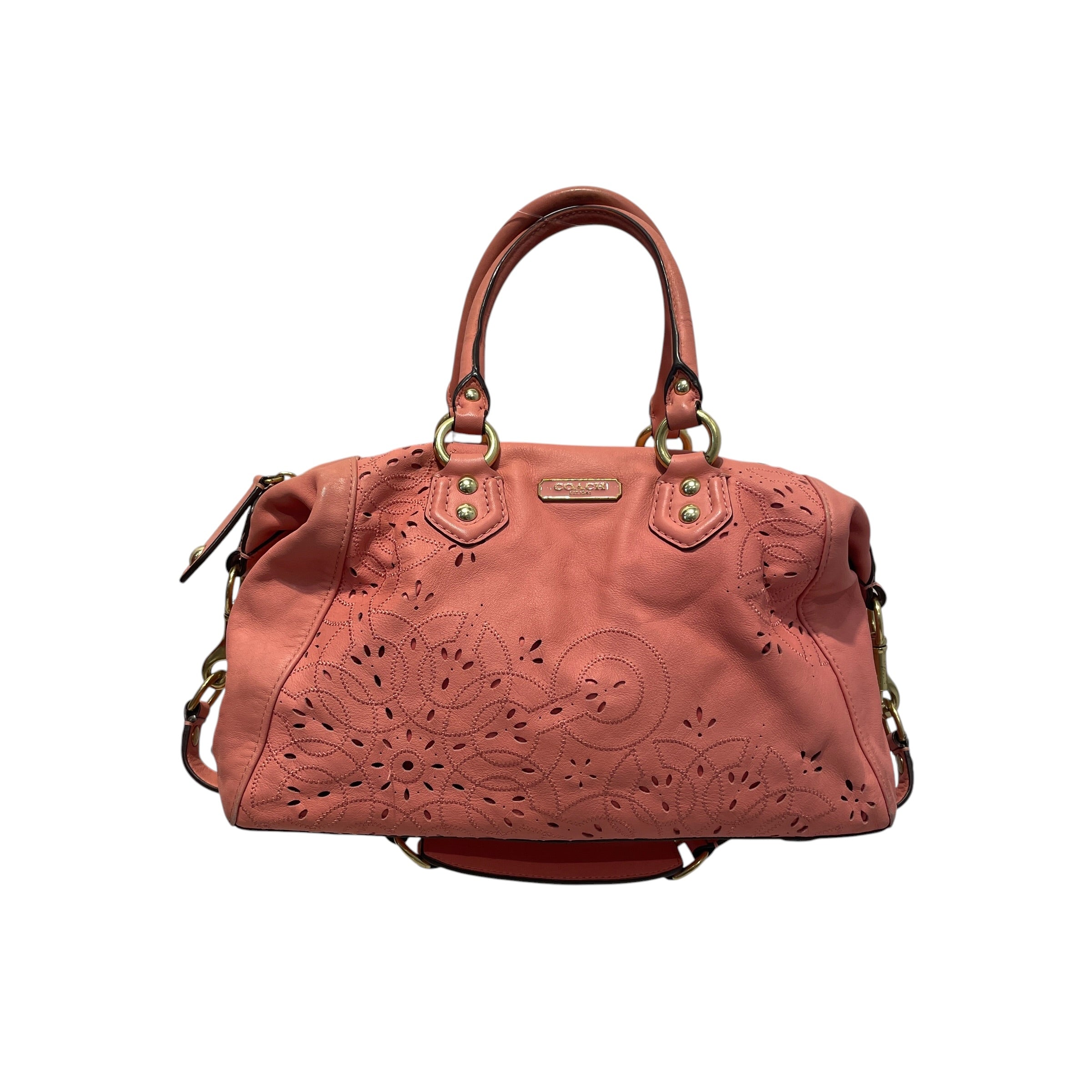 COACH/Hand Bag/Leather/PNK/Ashley Pink Satchel Bag view 1