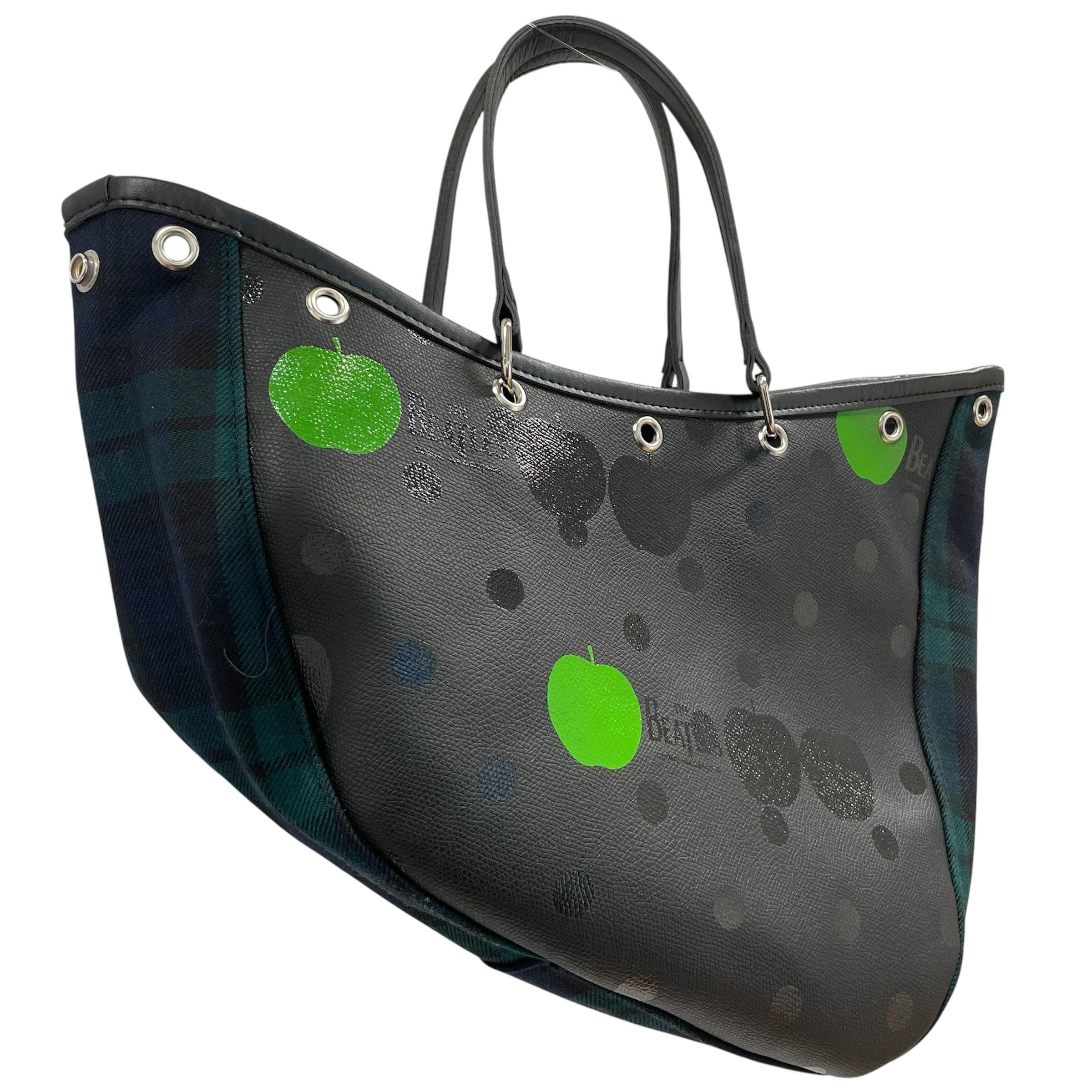 THE BEATLES COMME des GARCONS/Hand Bag/All Over Print/Leather/BLK/ view 5