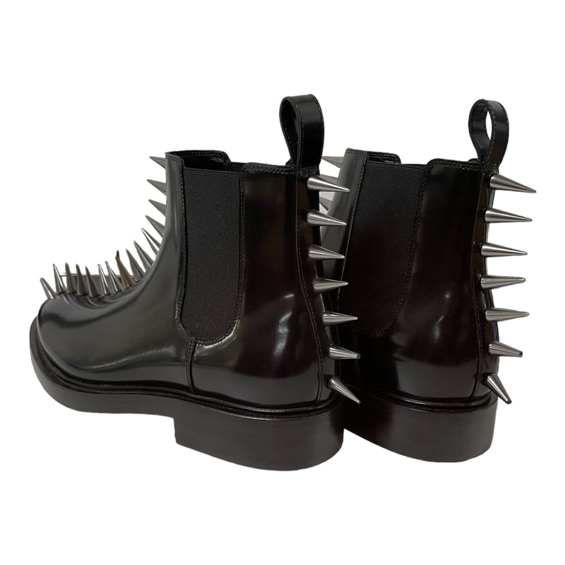 BALENCIAGA/Chelsea Boots/EU 41/Leather/BLK/spikes straight down