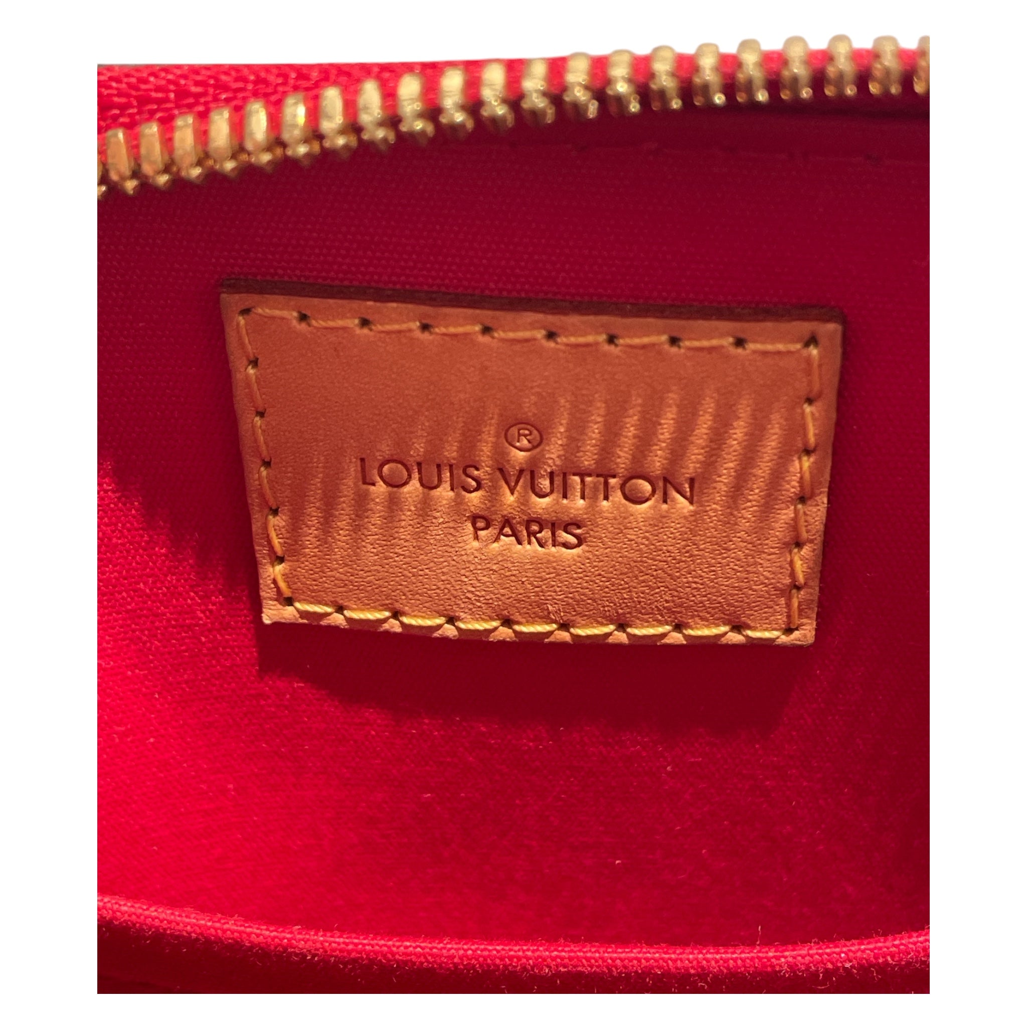 LOUIS VUITTON/Cross Body Bag/Monogram/RED/ALMA GLOSSY GOLD HARDWARE view 4