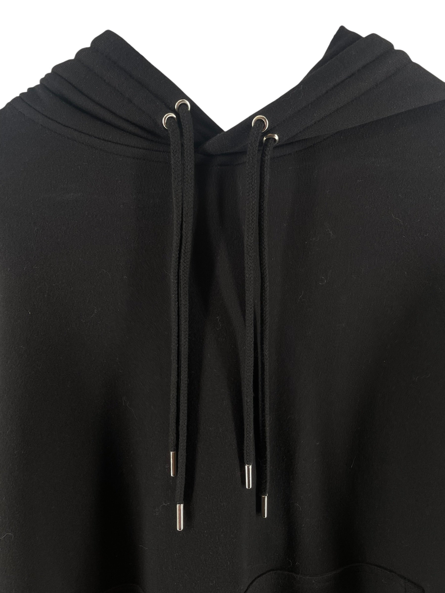 DRIES VAN NOTEN/Hoodie/L/Cotton/BLK/DRIES VAN NOTEN BLACK HOODIE view 3