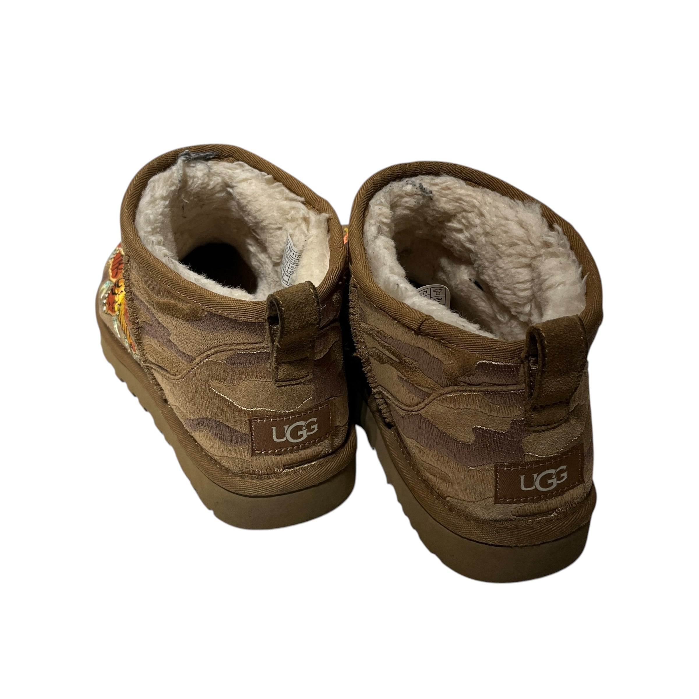 UGG australia/PALACE/Boots/US 10/All Over Print/Fake Fur/CRM/CHESTNUT CAMO view 2