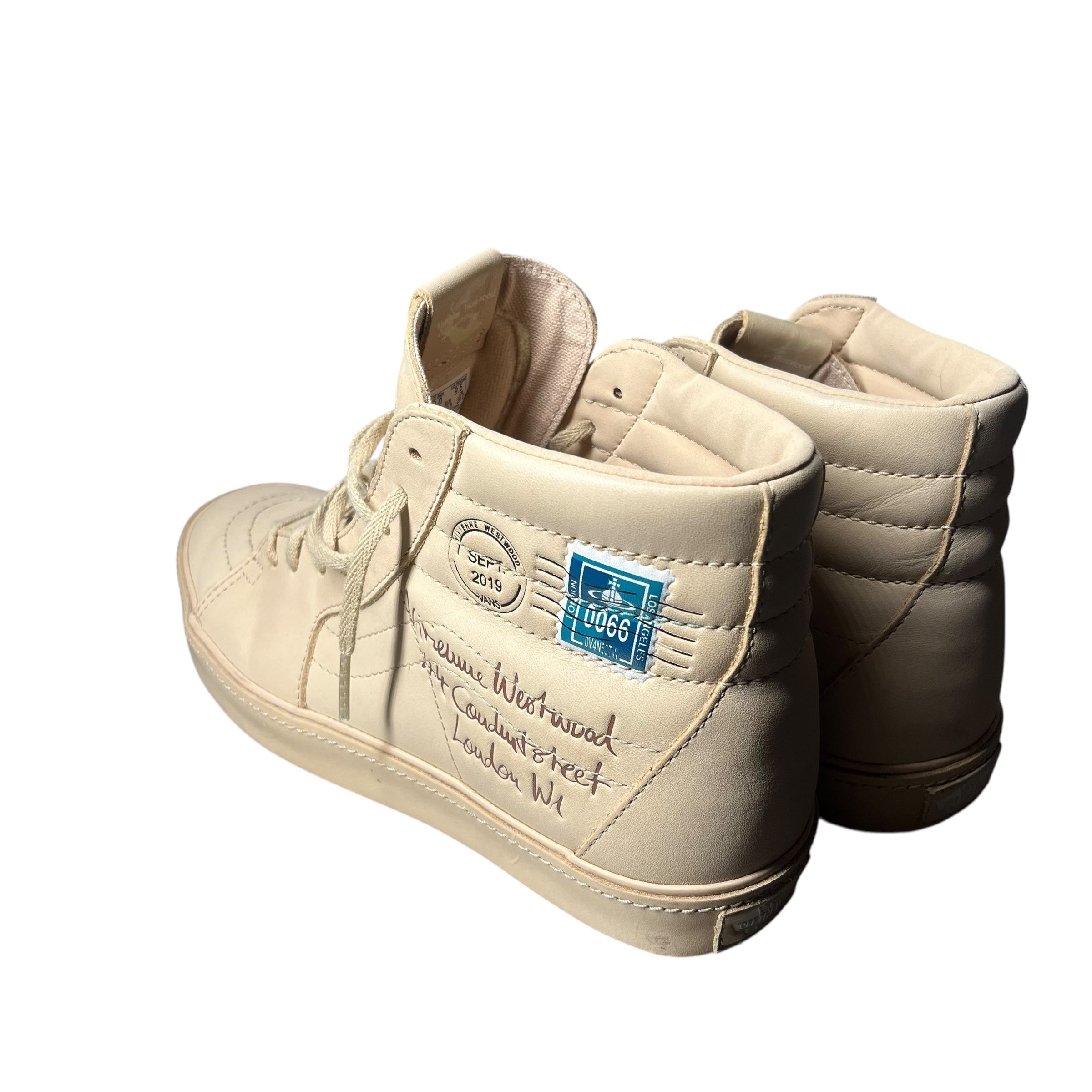 VANS/Vivienne Westwood/Hi-Sneakers/US 8/Leather/BEG/SK8 Hi Leather view 2