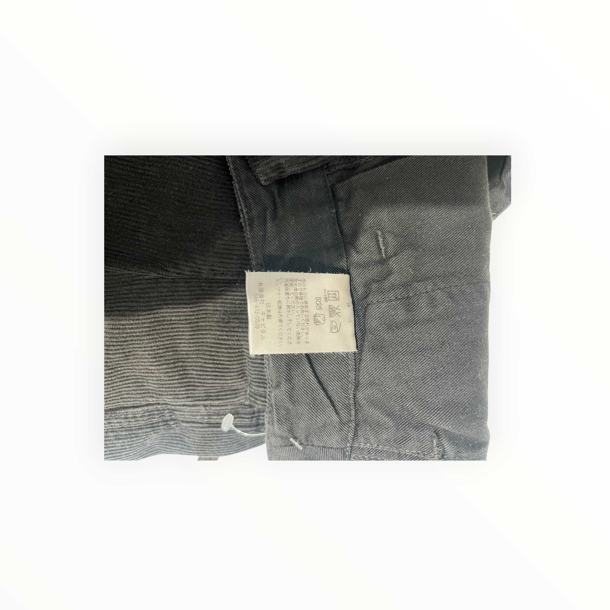 KAPITAL/Bottoms/XS/Corduroy/BLK/CORDUROY PANT view 6