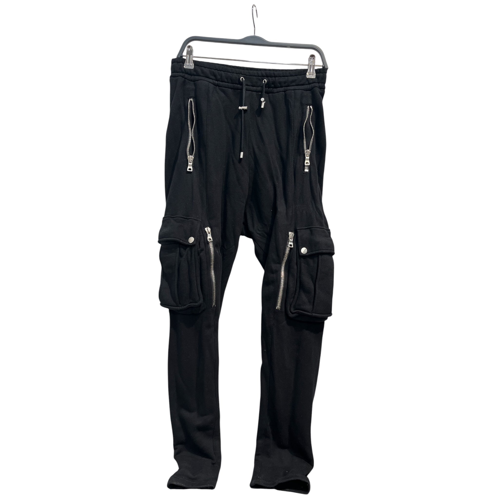 BALMAIN/Pants/L/Cotton/BLK/cargo pocket sweat view 1