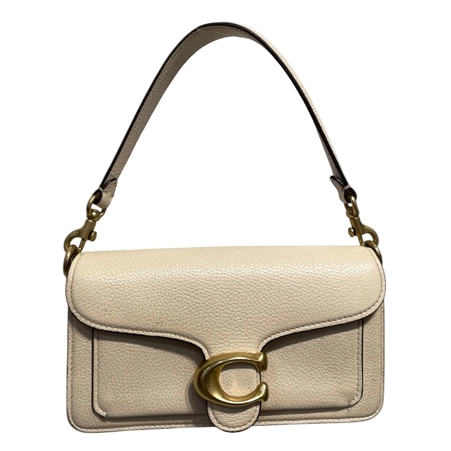 COACH/Hand Bag/Leather/WHT/tabby shoulder bag view 1