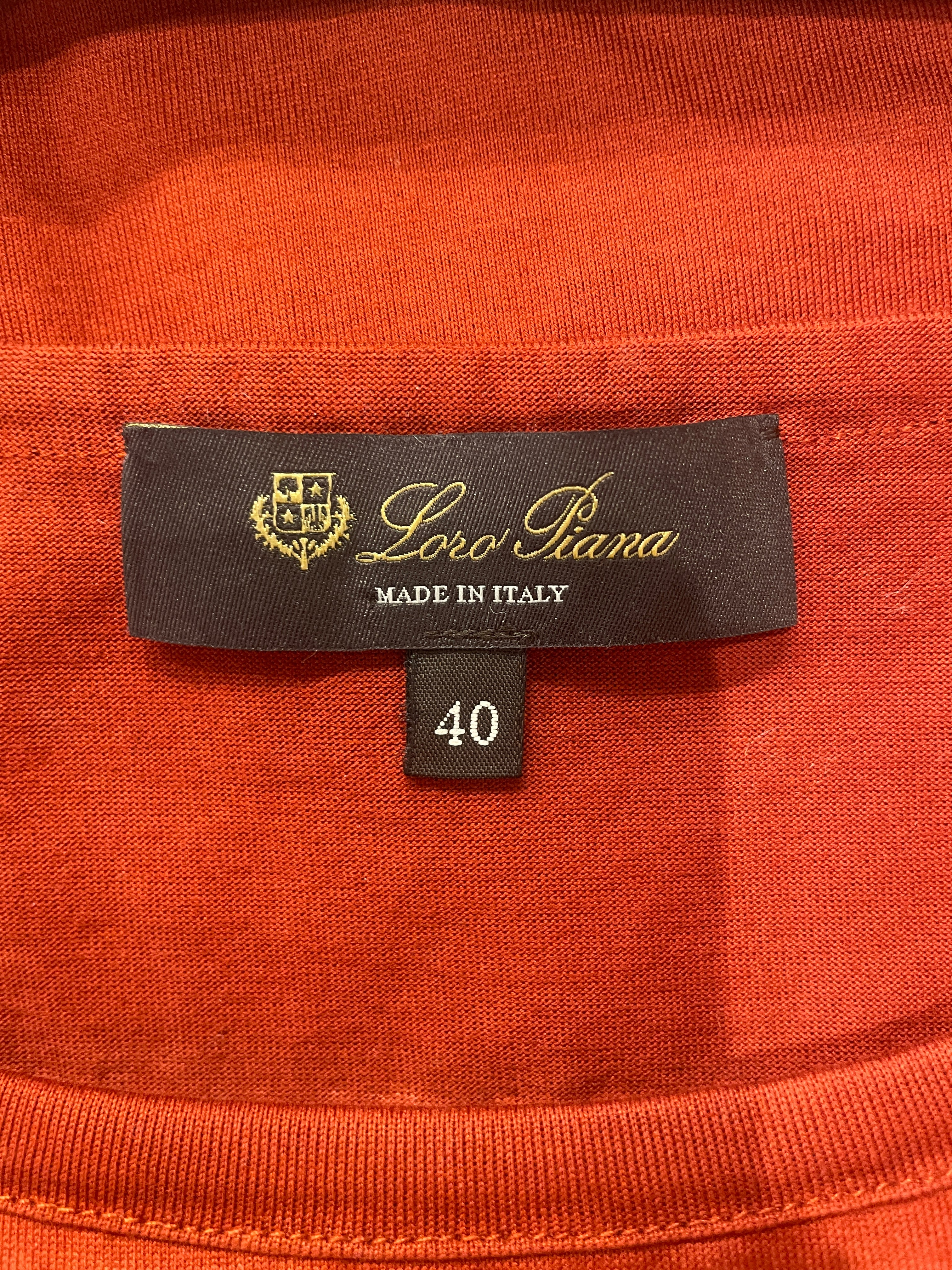 Loro Piana/T-Shirt/40/Cotton/ORN/MAA9355 view 3