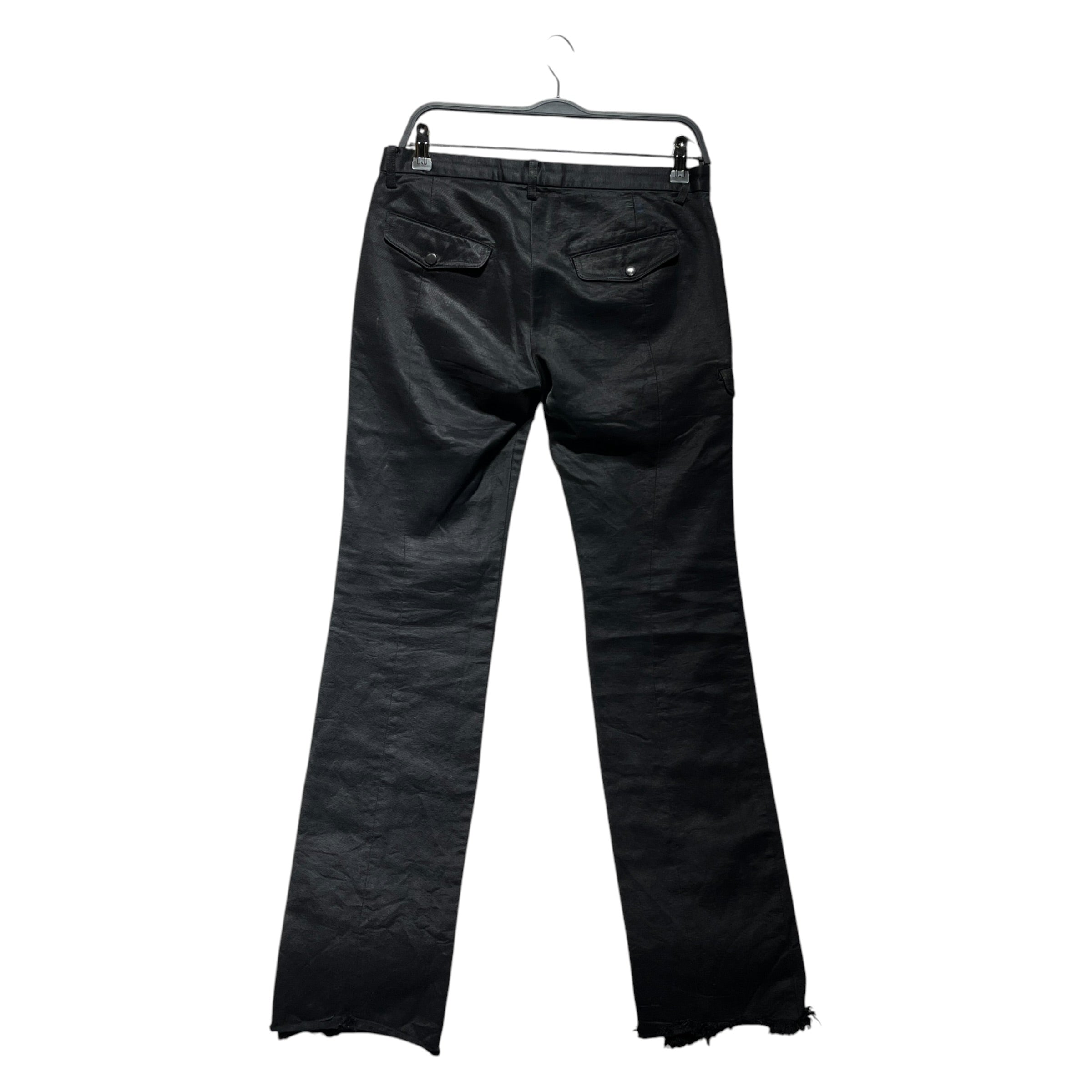 JULIUS/Pants/1/Cotton/BLK/RAW HEM WELT POCKET view 2