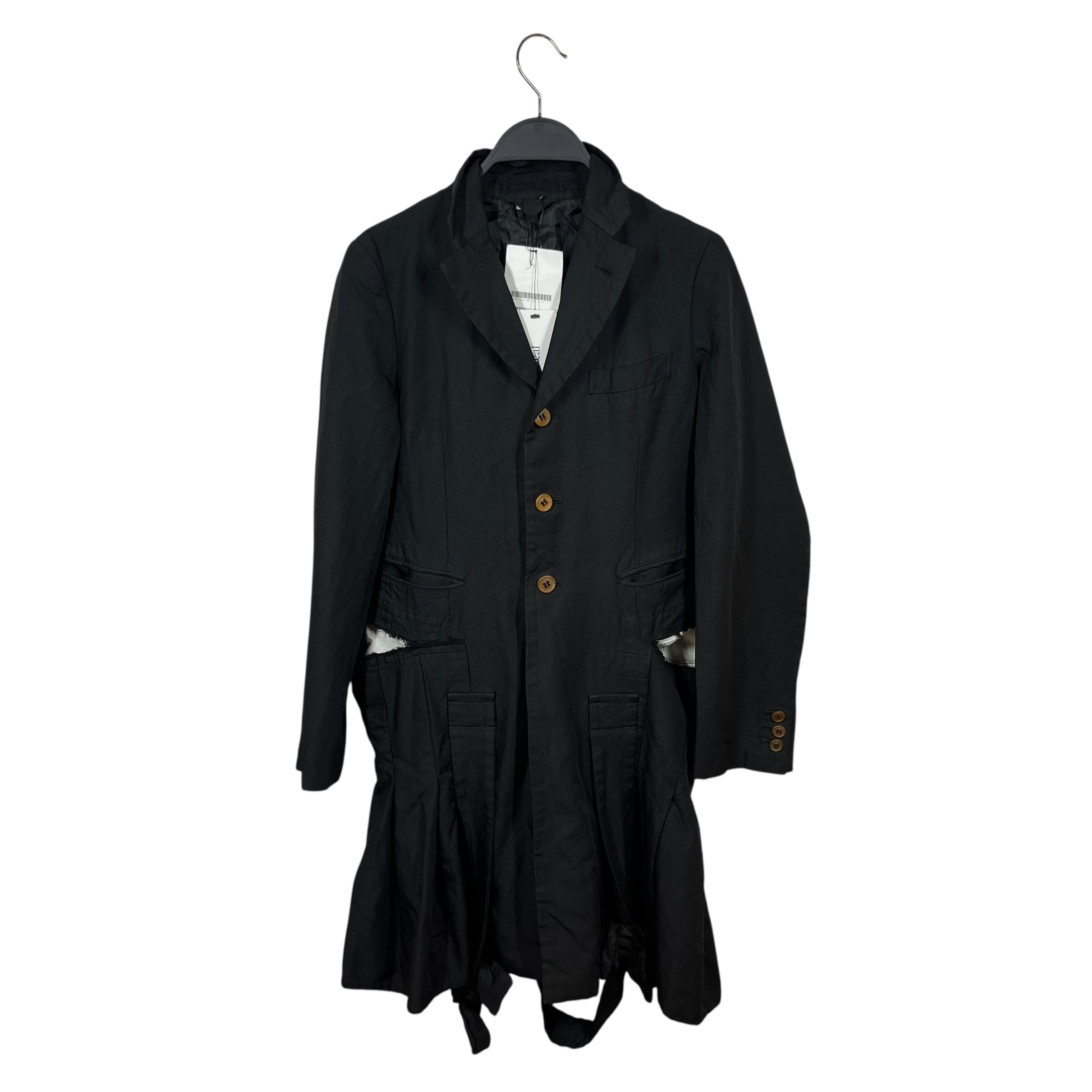 COMME des GARCONS/Jacket/XS/Cotton/BLK/Bondage Dress Blazer view 1