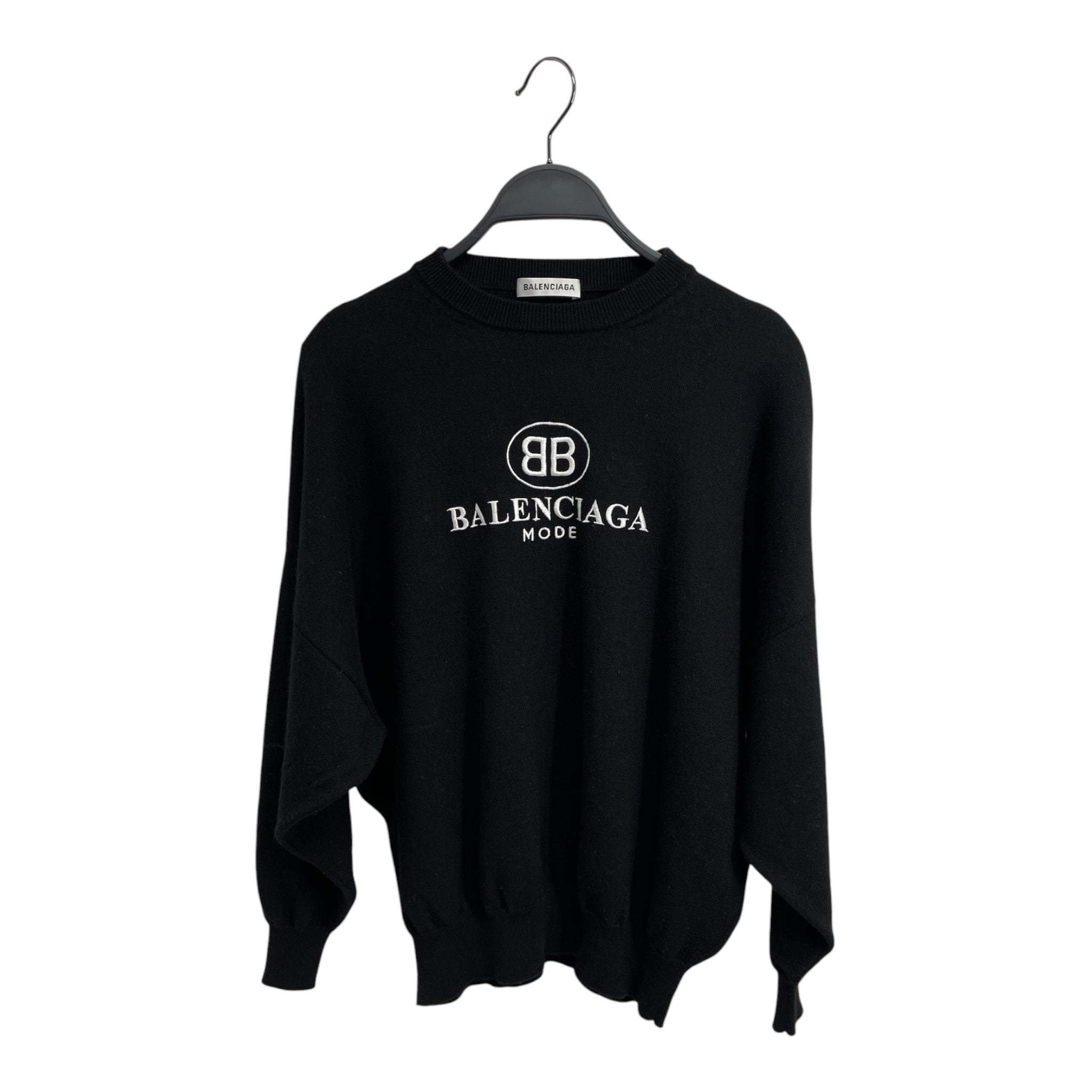 BALENCIAGA/Sweater/36/Wool/BLK/BALENCIAGA MODE SWEATER view 1