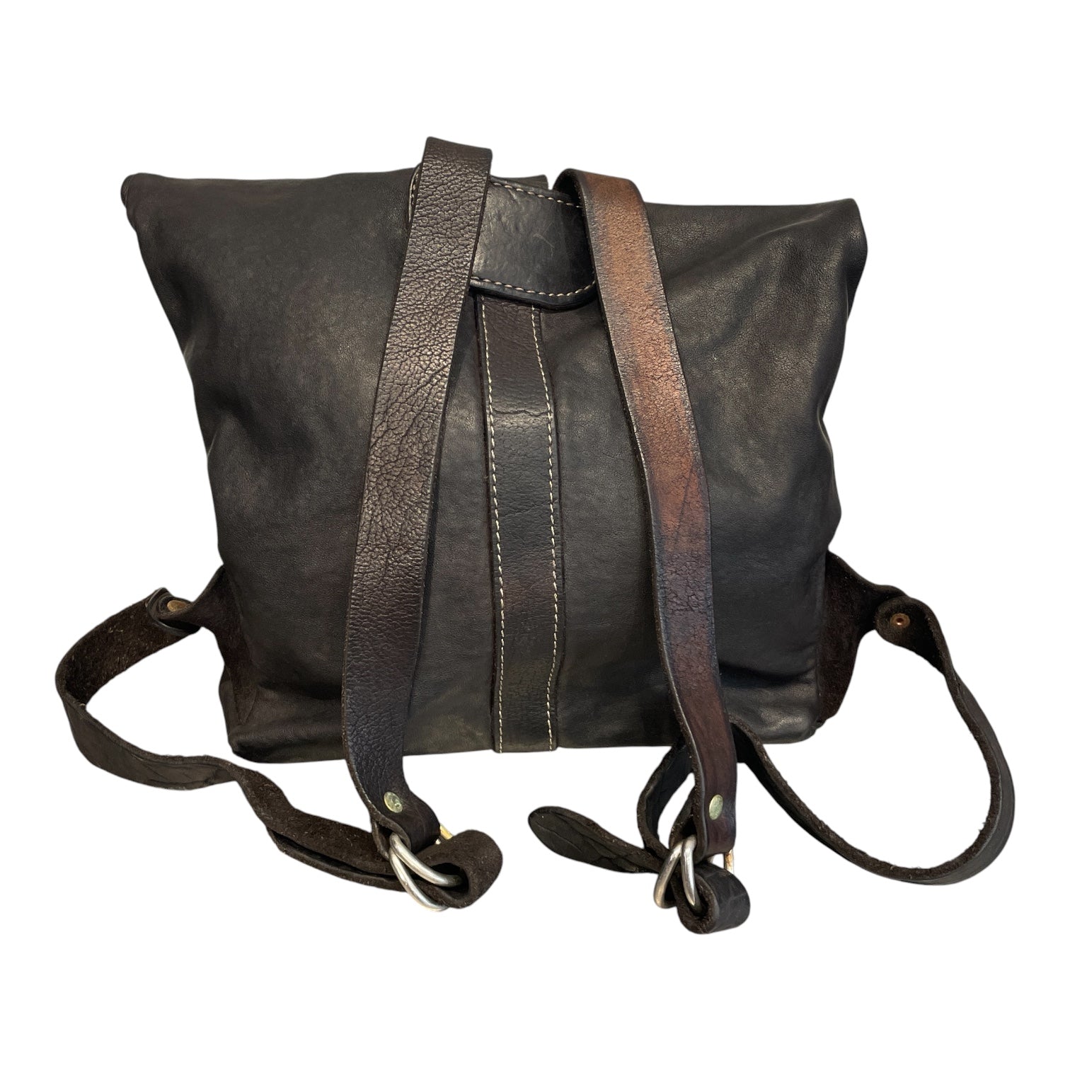 GUIDI/Backpack/Leather/BRW/NO BRANDING NO ZIPPER view 2
