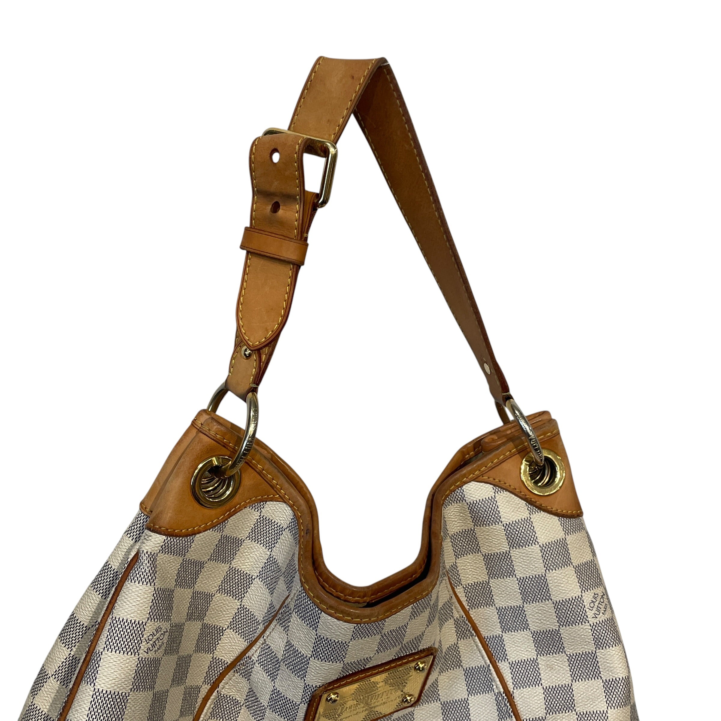 LOUIS VUITTON/Bag/Gingham Check/CRM/DAMIER AZUR GALLERIA PM view 4